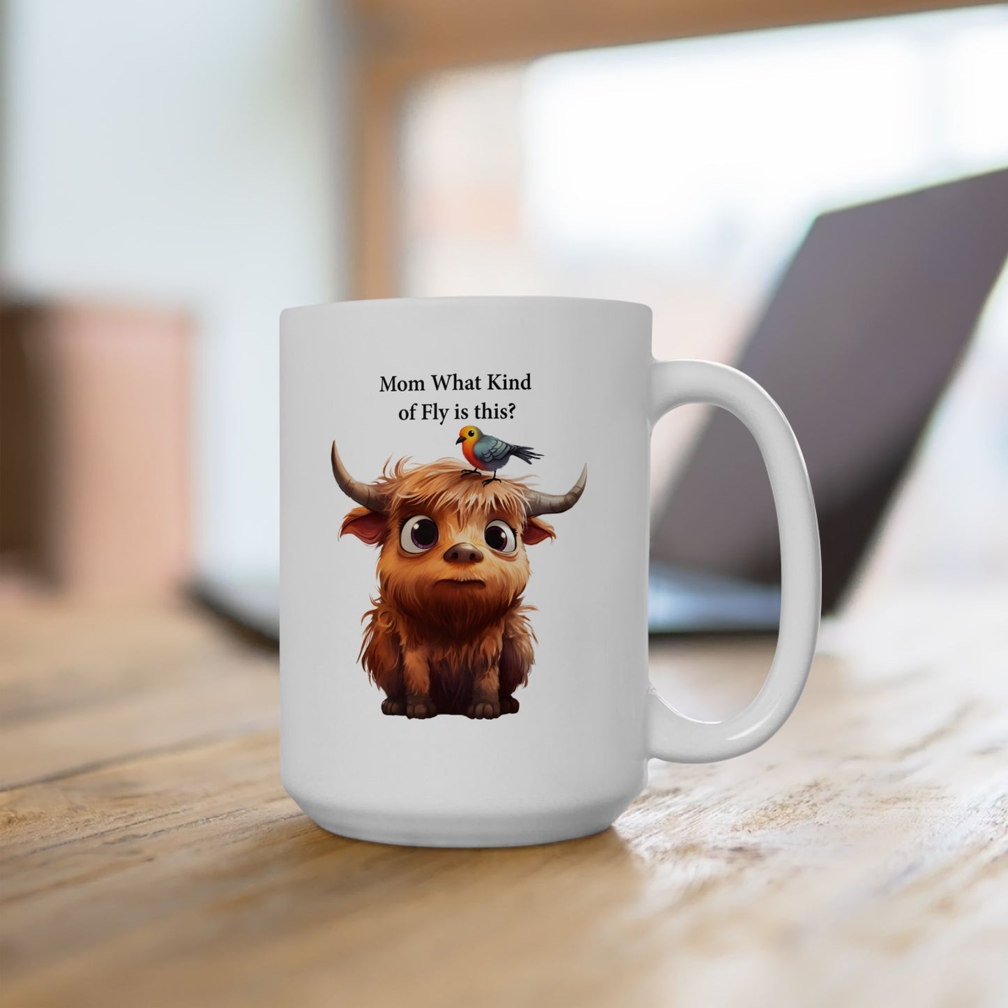 Funny Highland Cow Coffee Mug