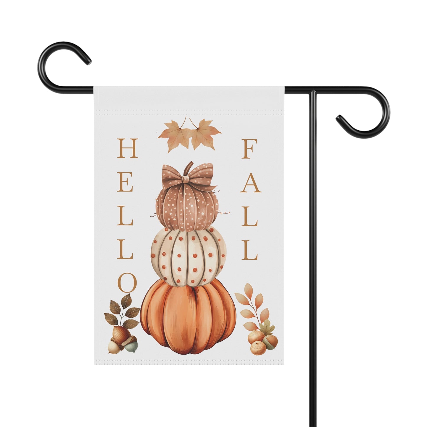 Hello Fall Pumpkin Garden Flag