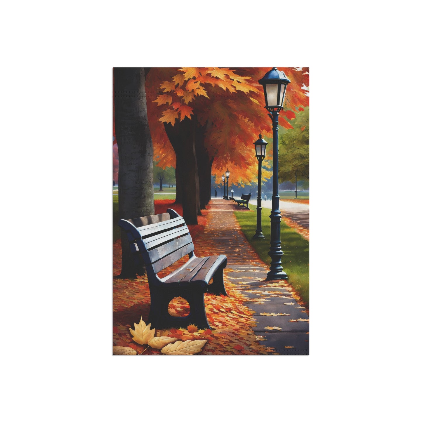 Charming Colorful Fall Garden Flag/House Banner