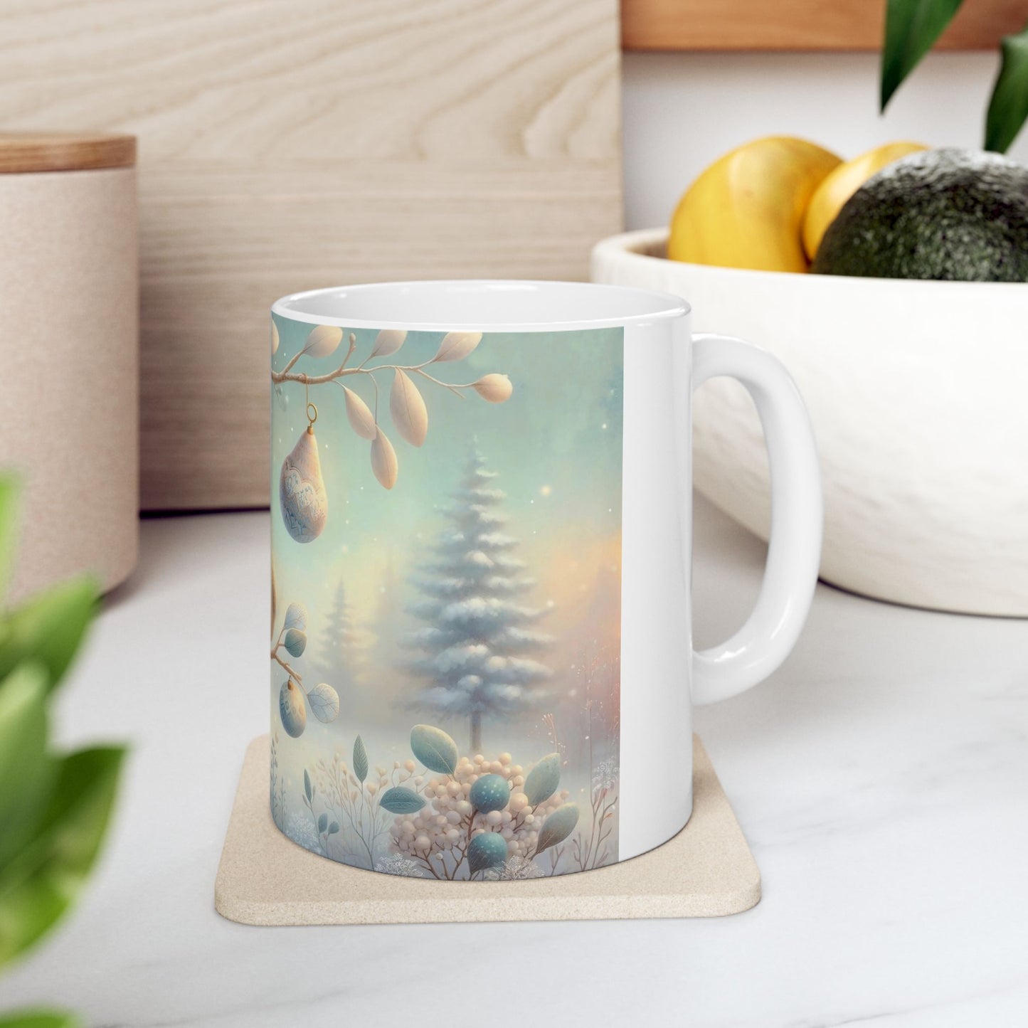 Cute Christmas Bird Coffee Mug