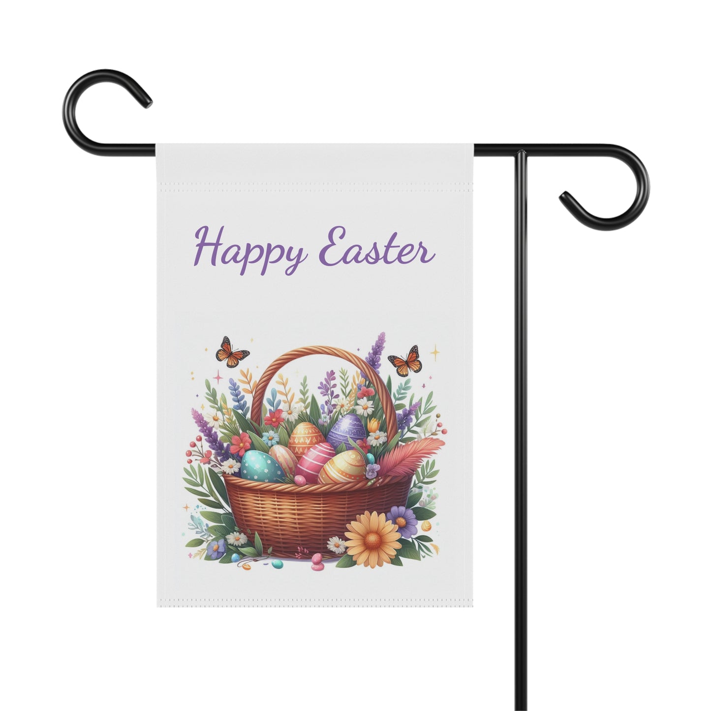 Happy Easter Garden Flag