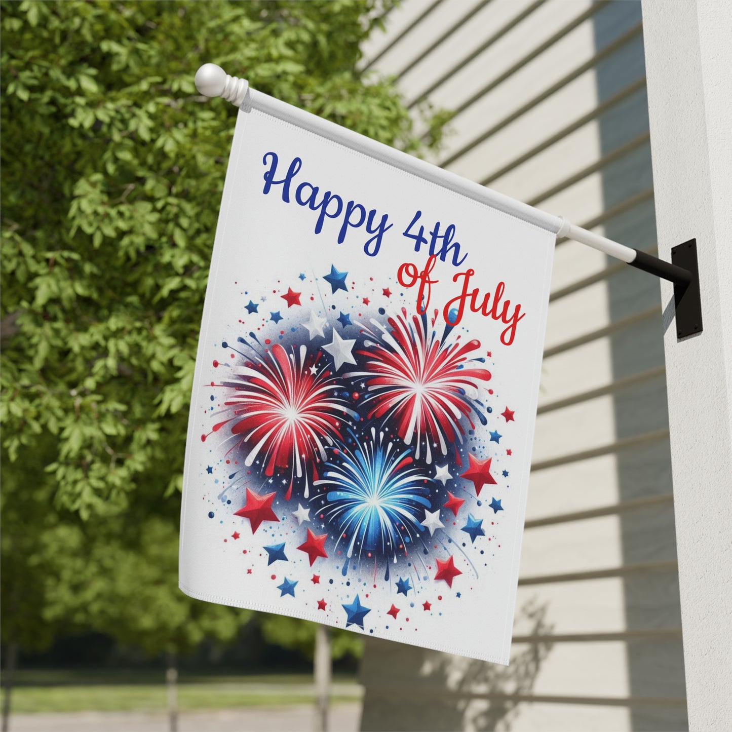 4th of July Patriotic Garden Flag
