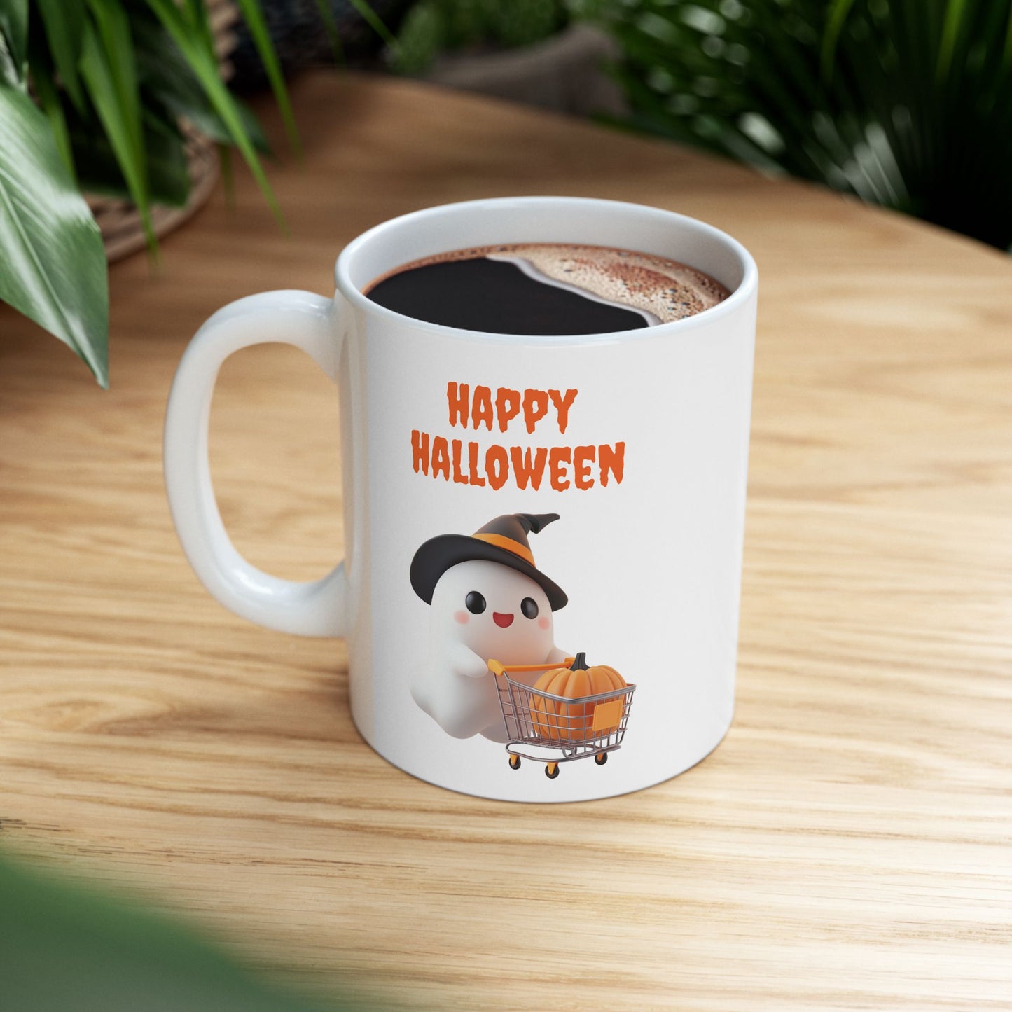 Little Ghost & Jack-O'-Lantern Coffee Cup