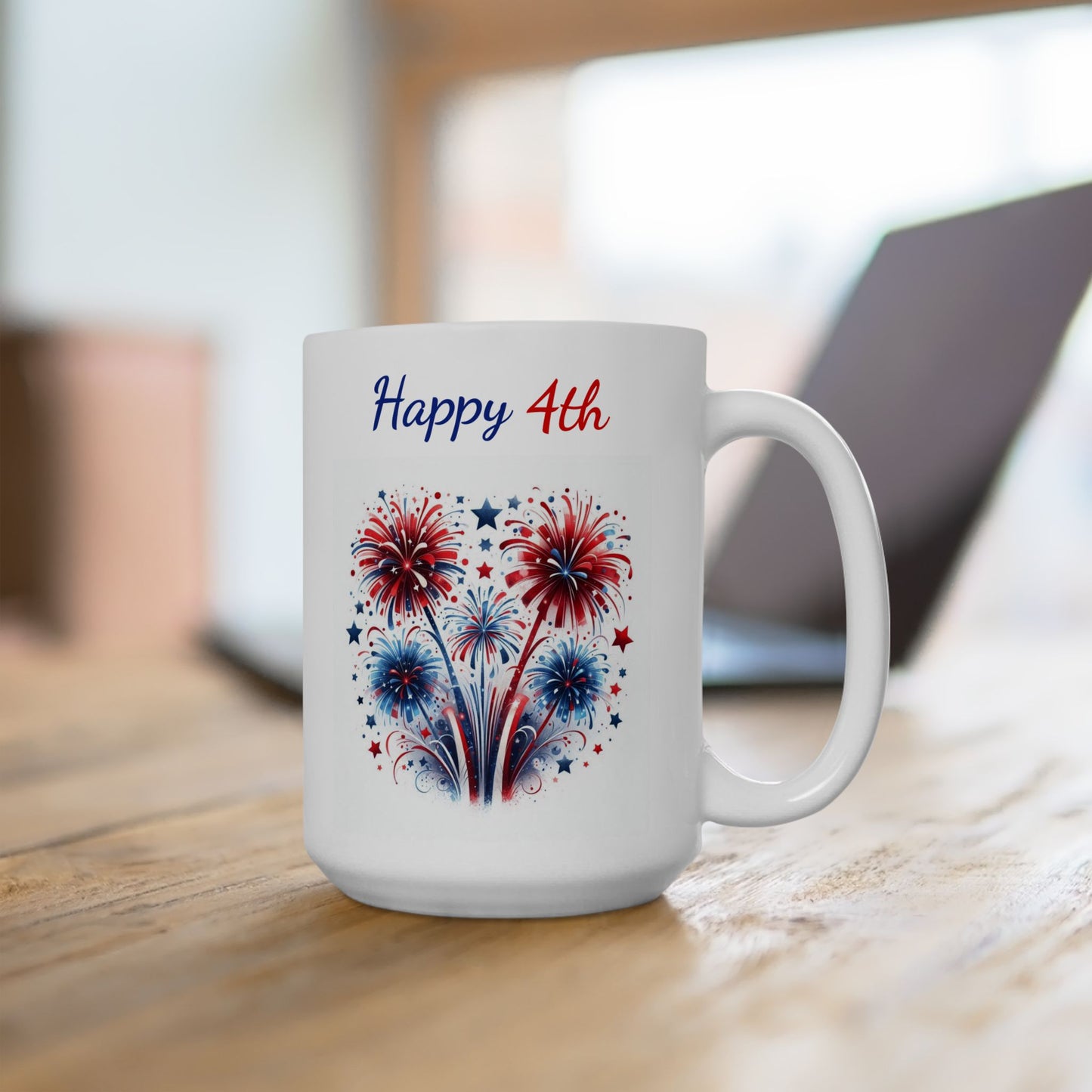 Happy 4th Patriotic Coffee Mug