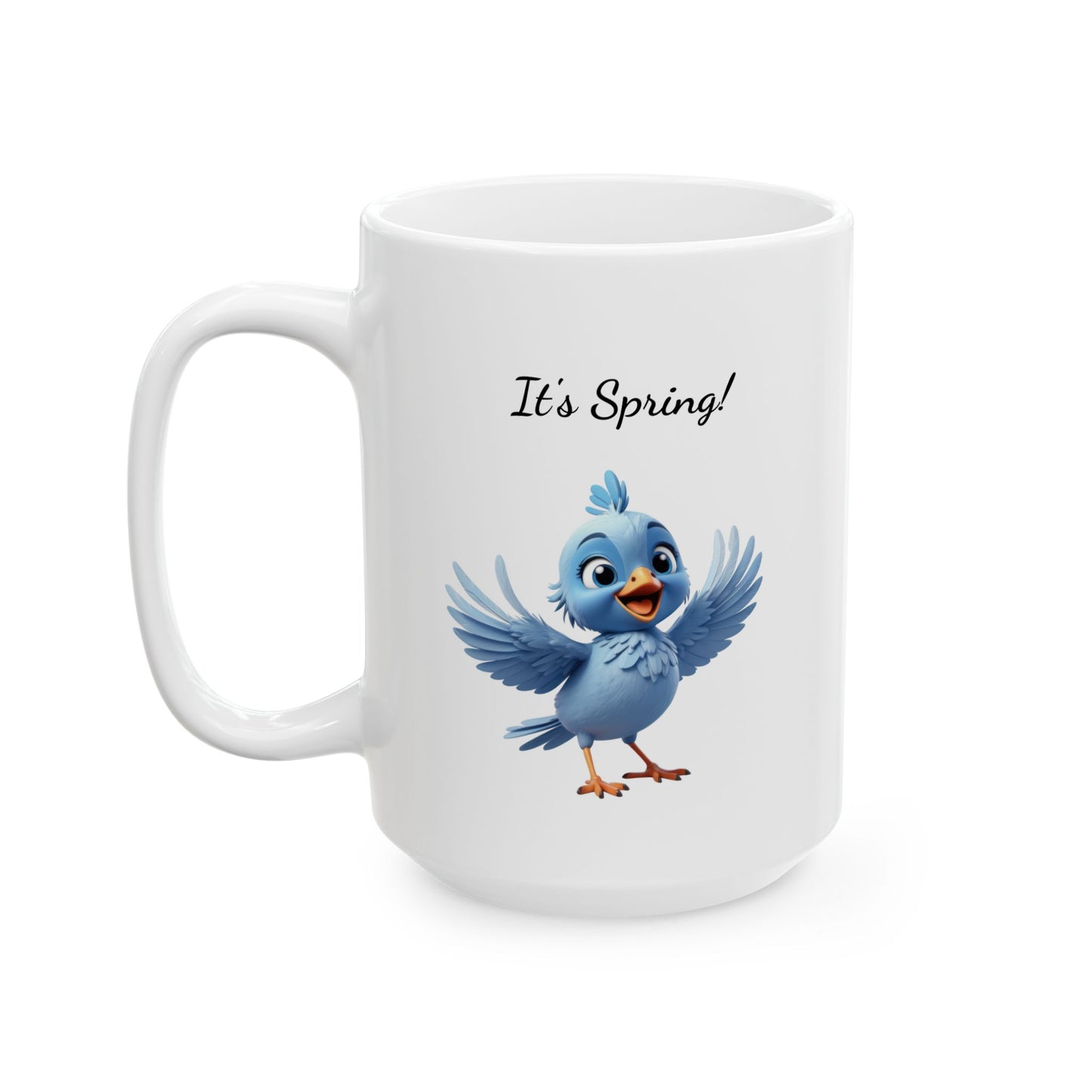 "It's Spring!" Blue Bird Coffee Mug |