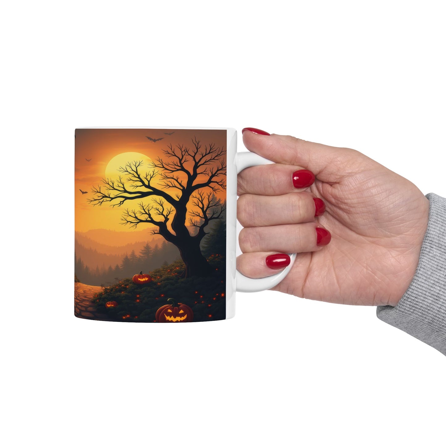 Spooky Haunted Mansion Halloween Coffee Mug
