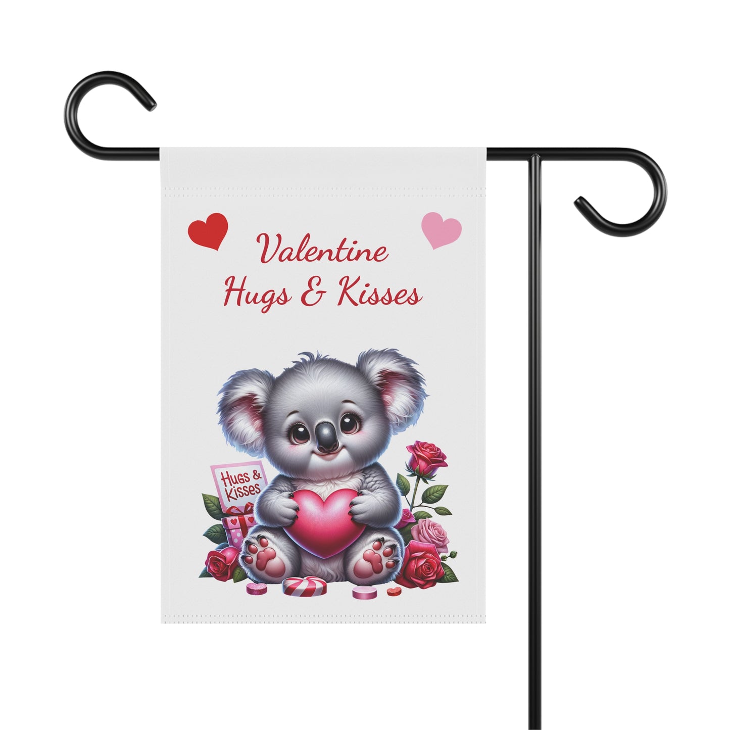 Valentine Koala Garden Flag