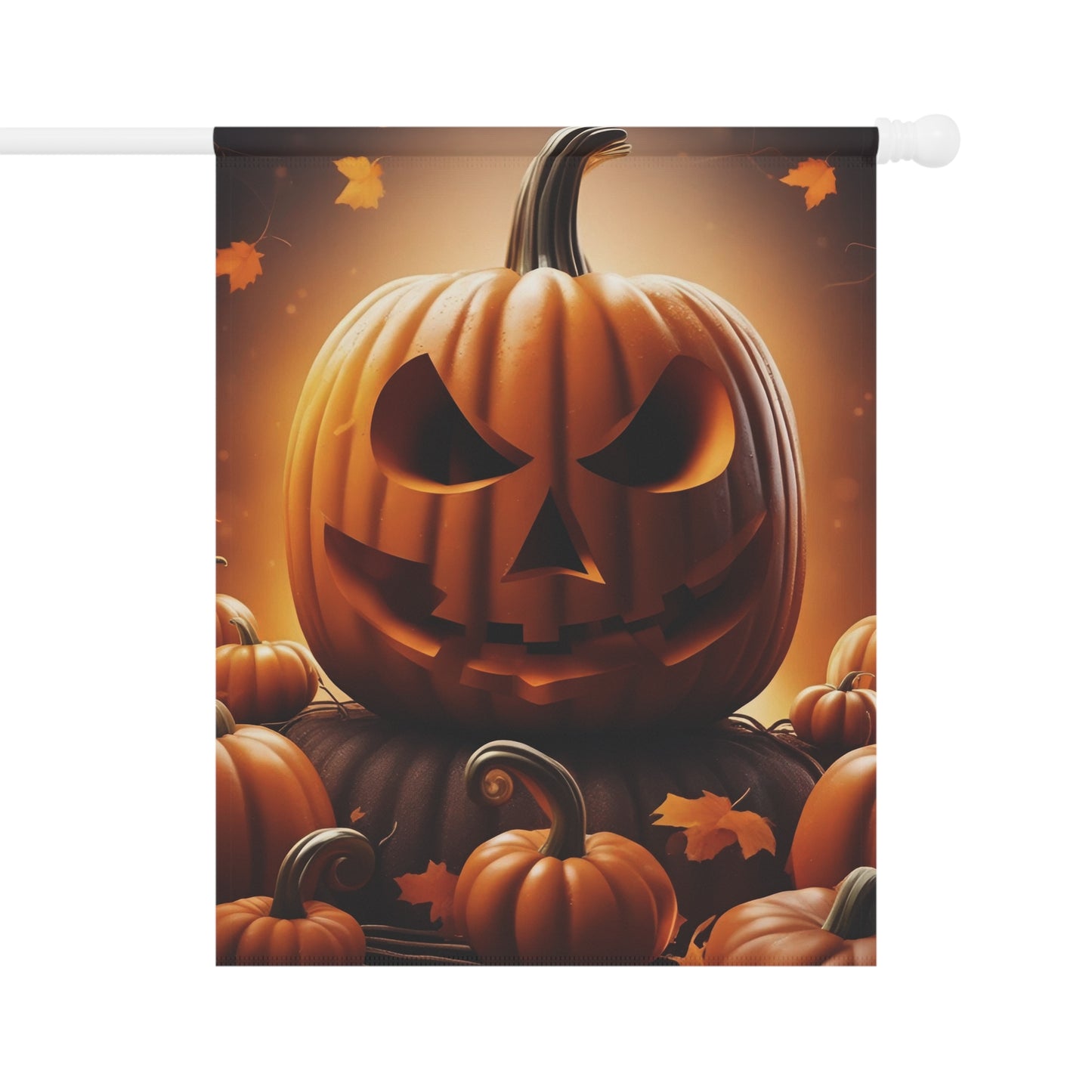 Glowing Jack-O’-Lantern Garden Flag