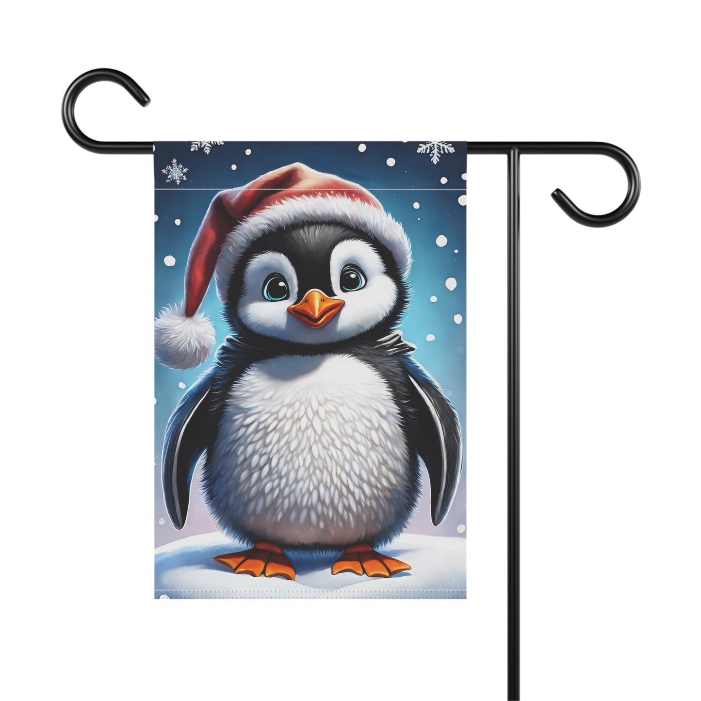 Holiday Penguin Garden Flag/ House Banner