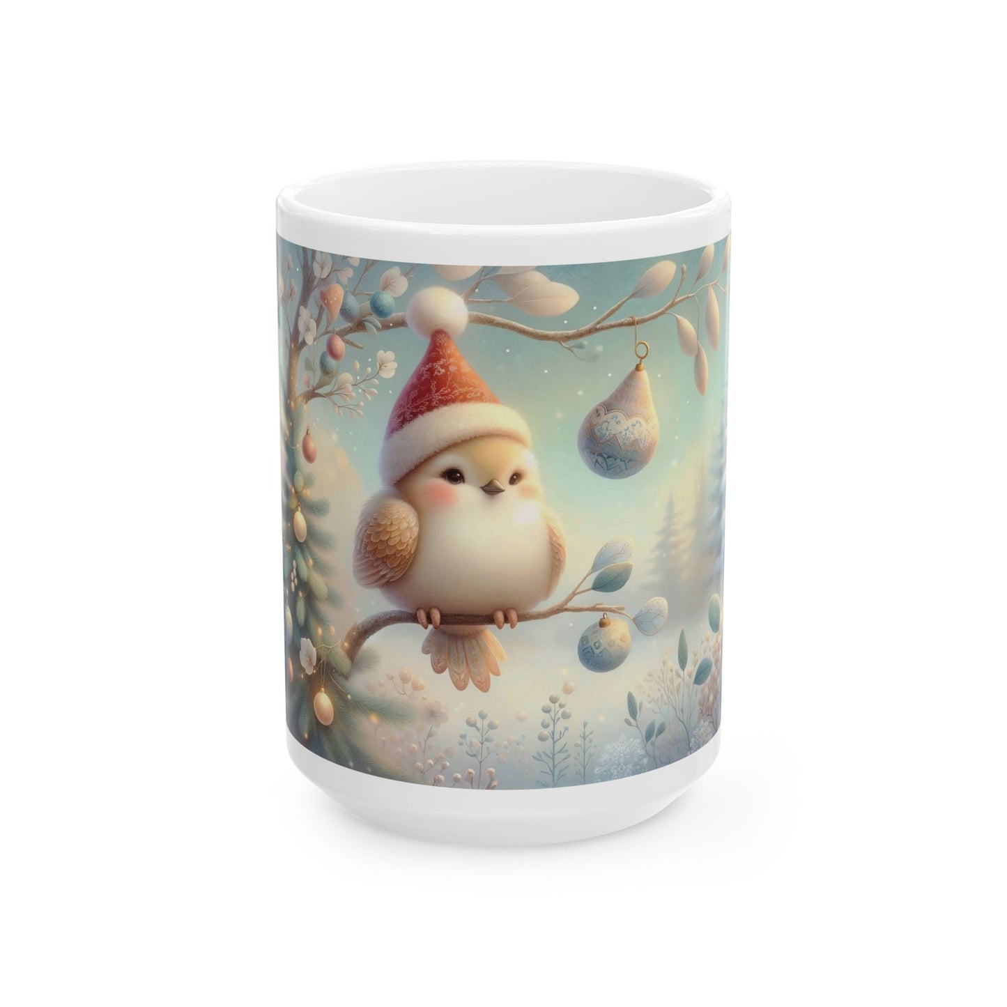 Cute Christmas Bird Coffee Mug