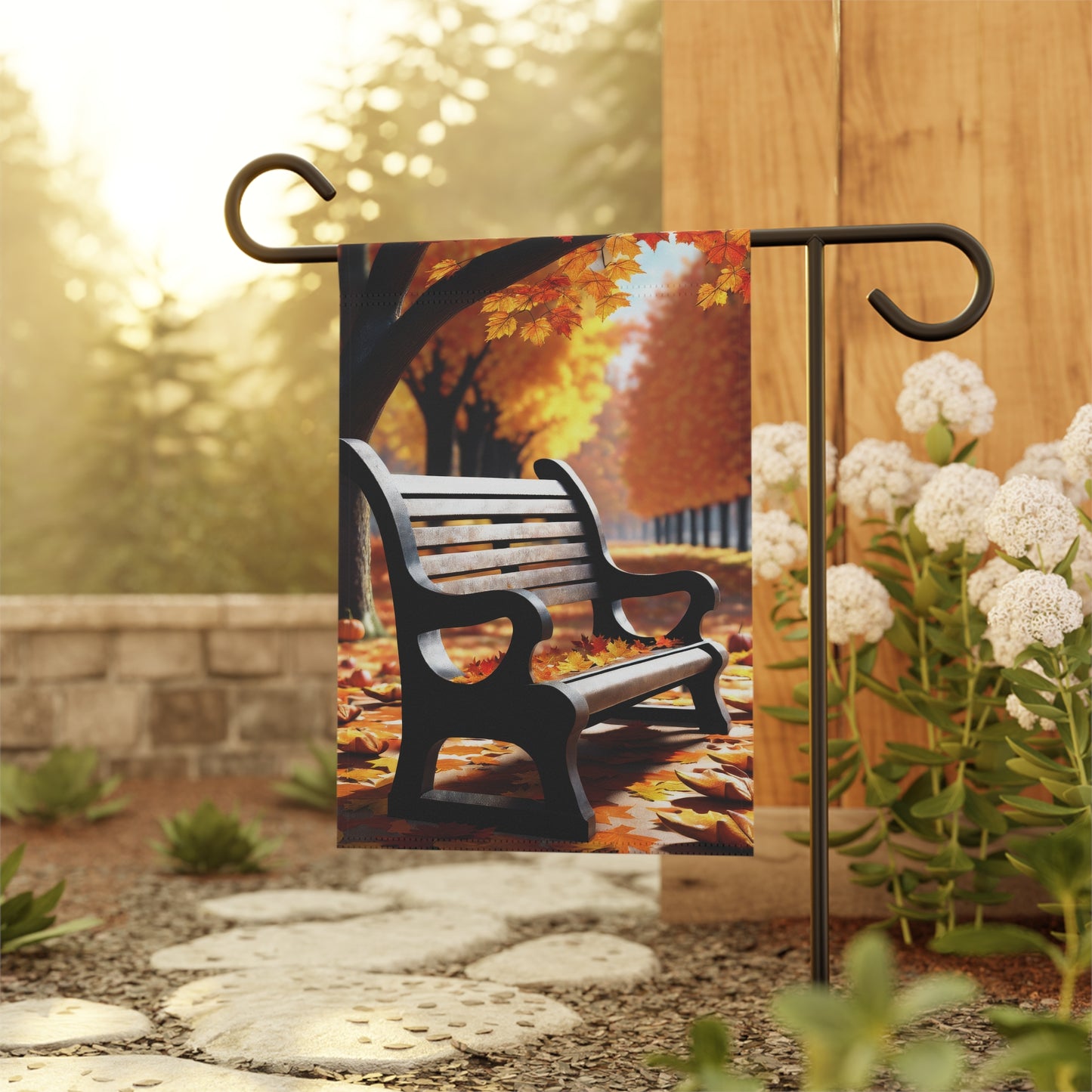 Autumn in the Park Garden Flag