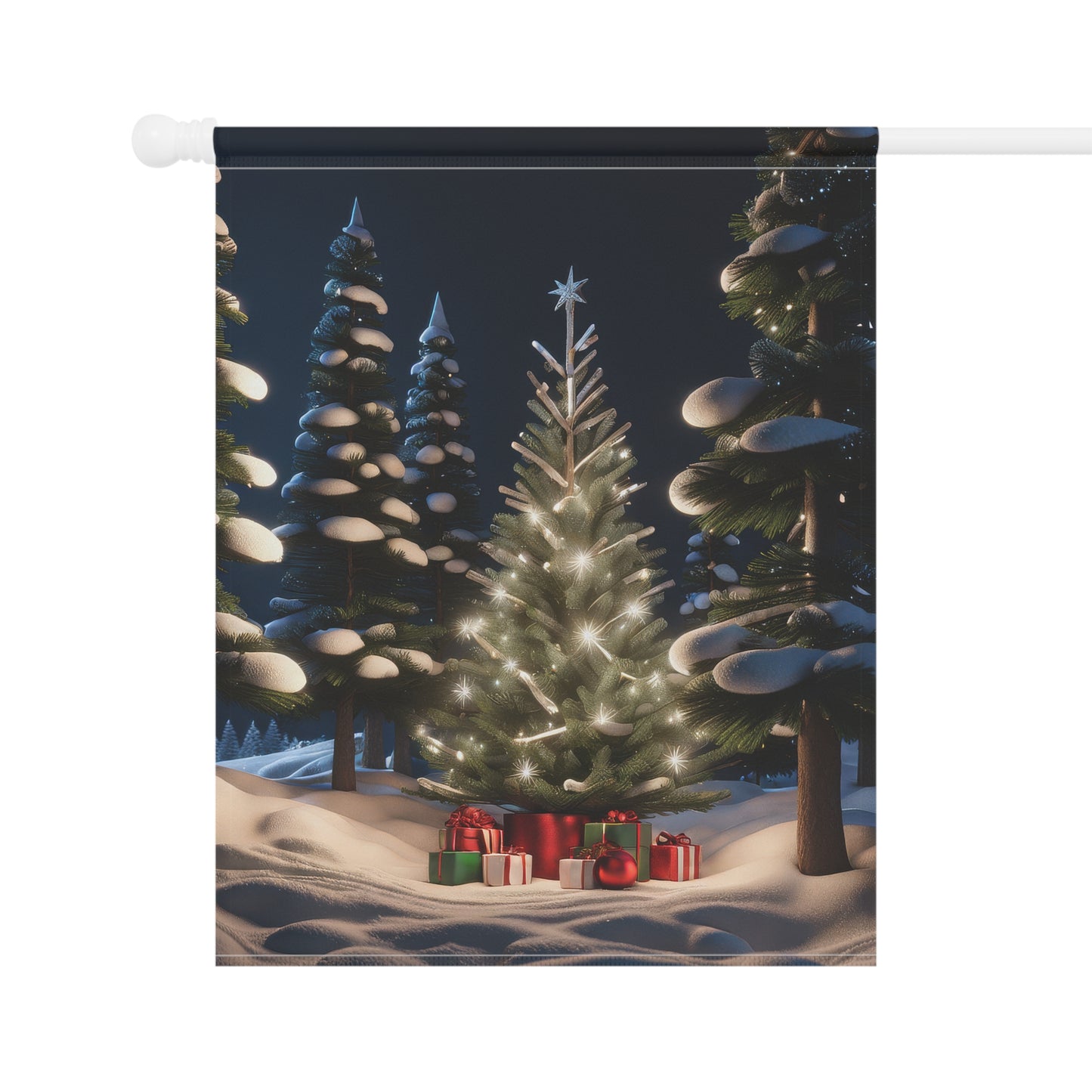 Christmas Forest Holiday Garden Flag/ House Banner