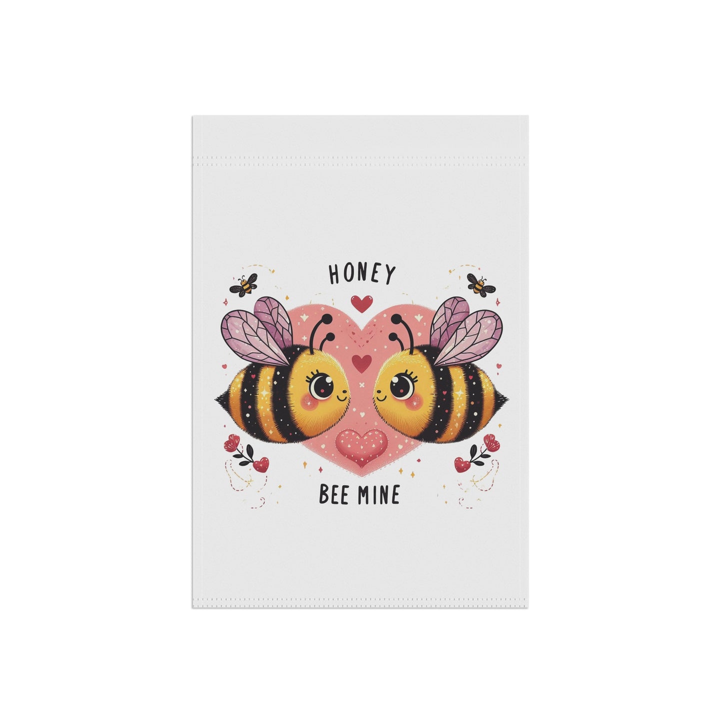 "Honey Bee Mine" Valentine's Day Garden Flag
