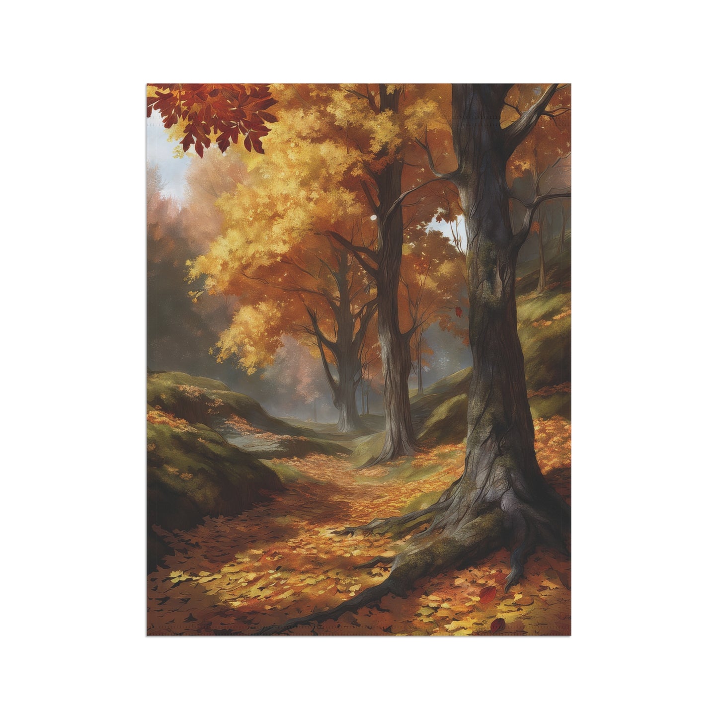 Serene Fall Garden Flag