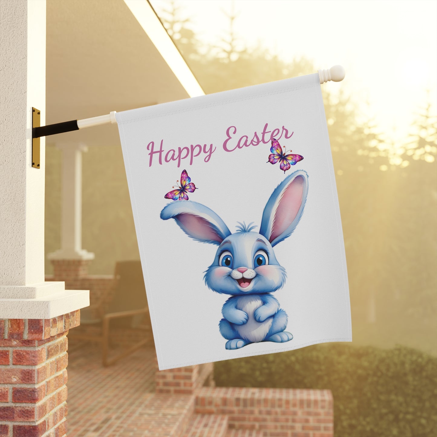 Happy Easter Bunny Garden Flag