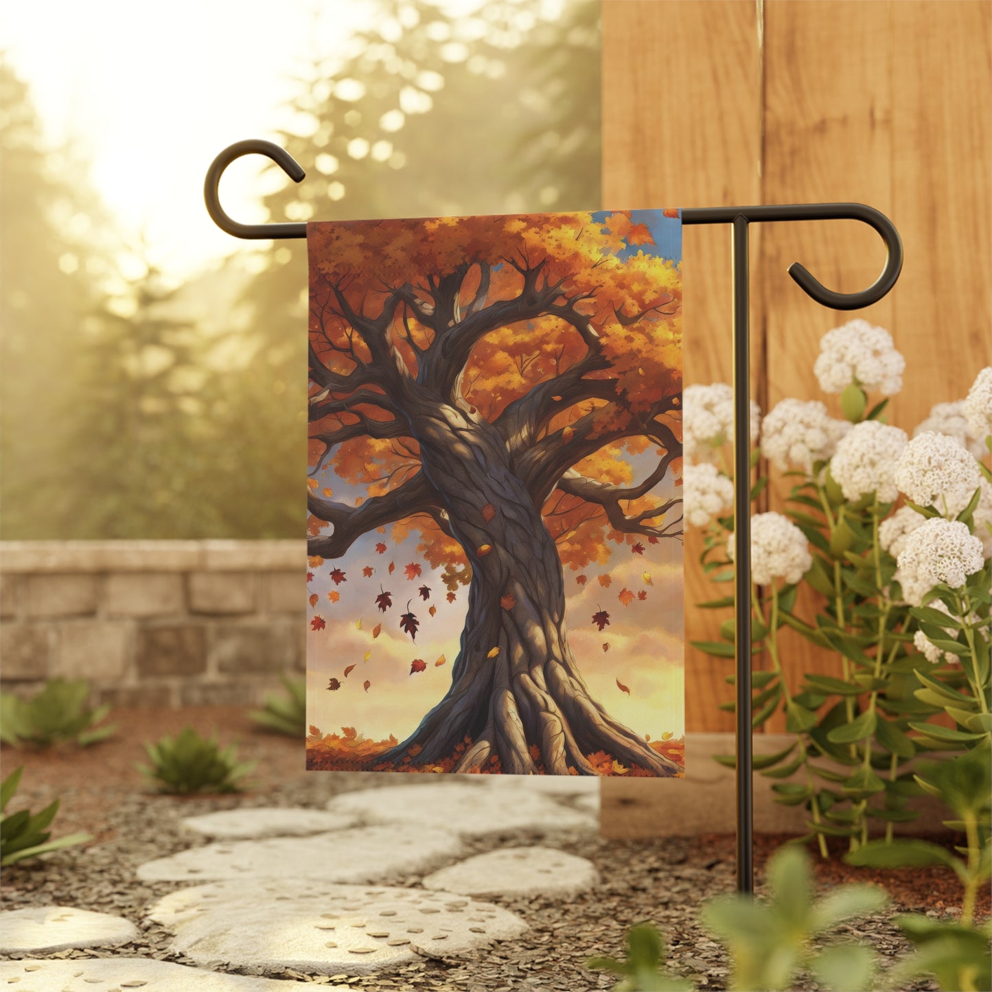 Autumn Tree Garden Flag