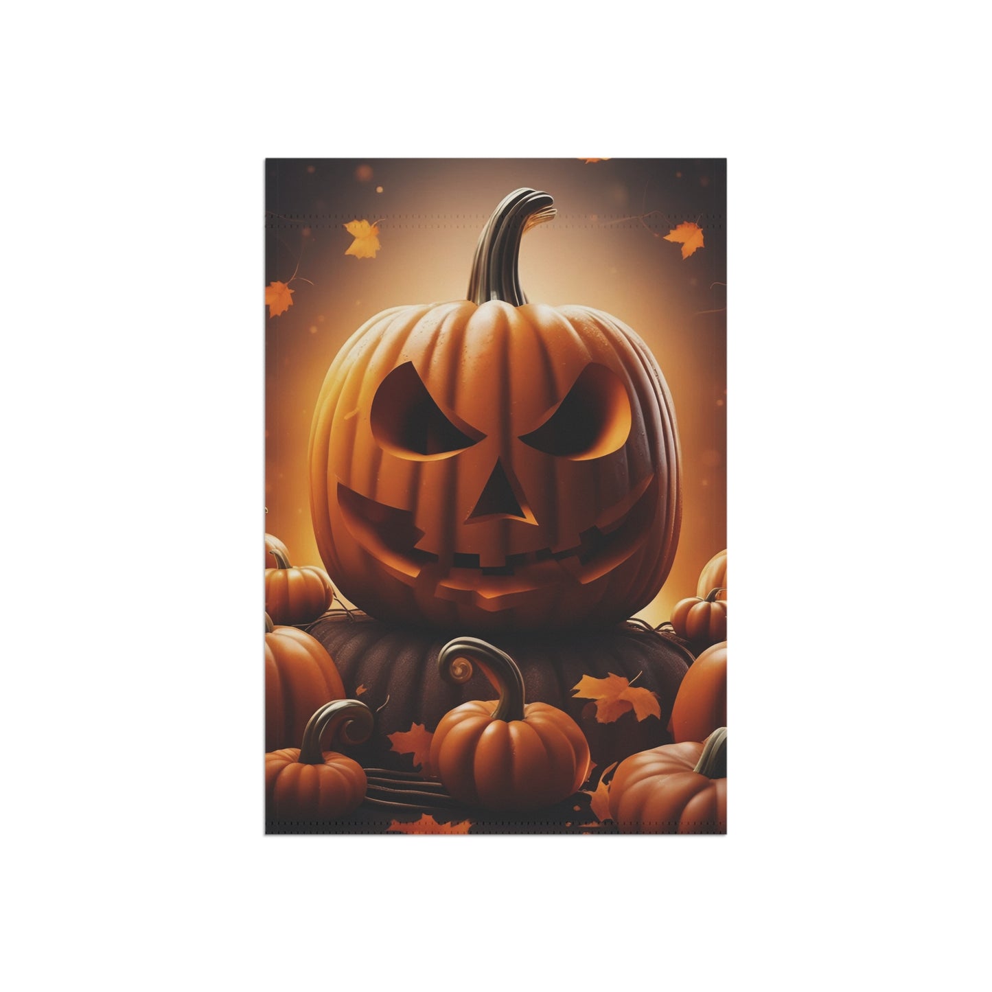 Glowing Jack-O’-Lantern Garden Flag