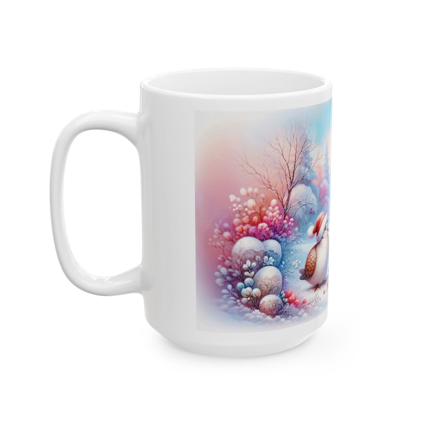 Cute Winter Birds Coffee Mug