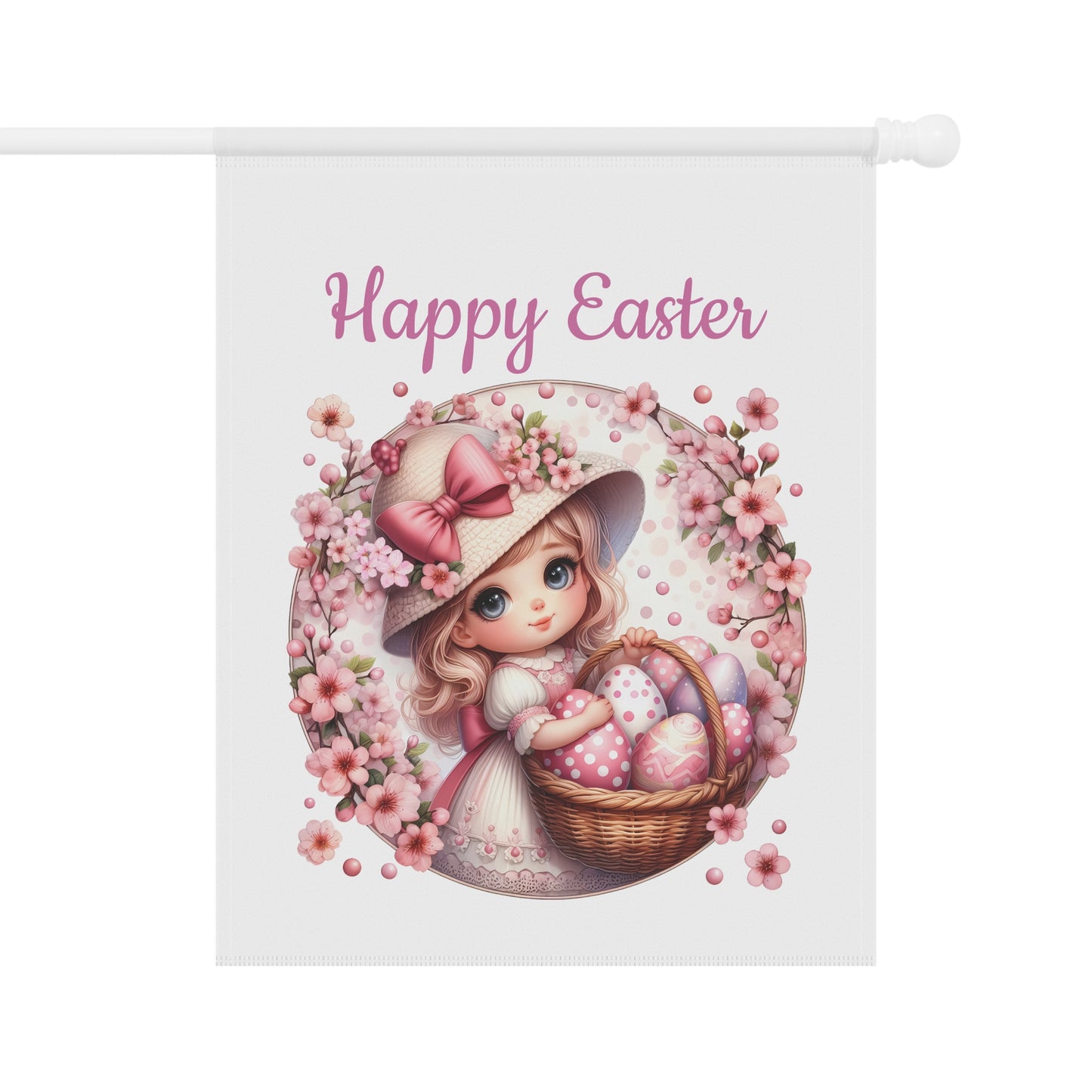 Beautiful Easter Garden Flag