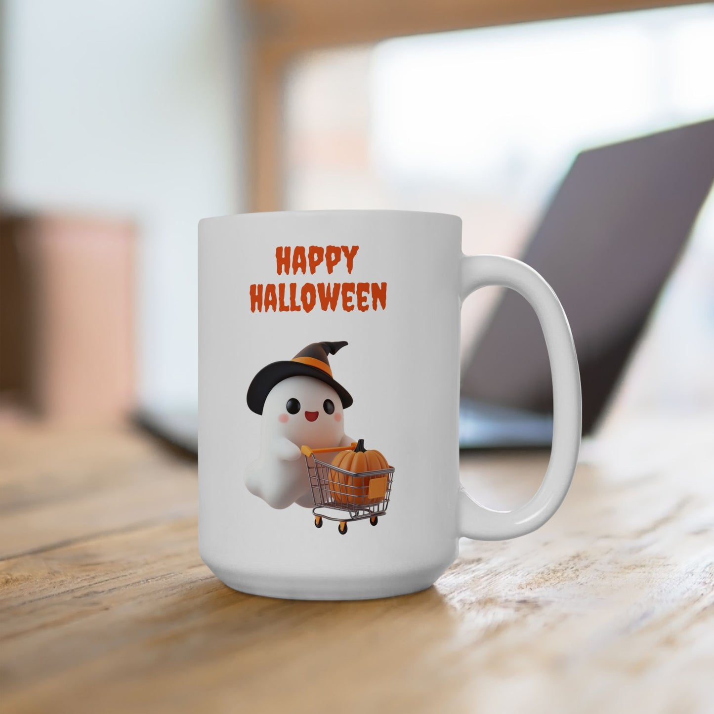 Little Ghost & Jack-O'-Lantern Coffee Cup