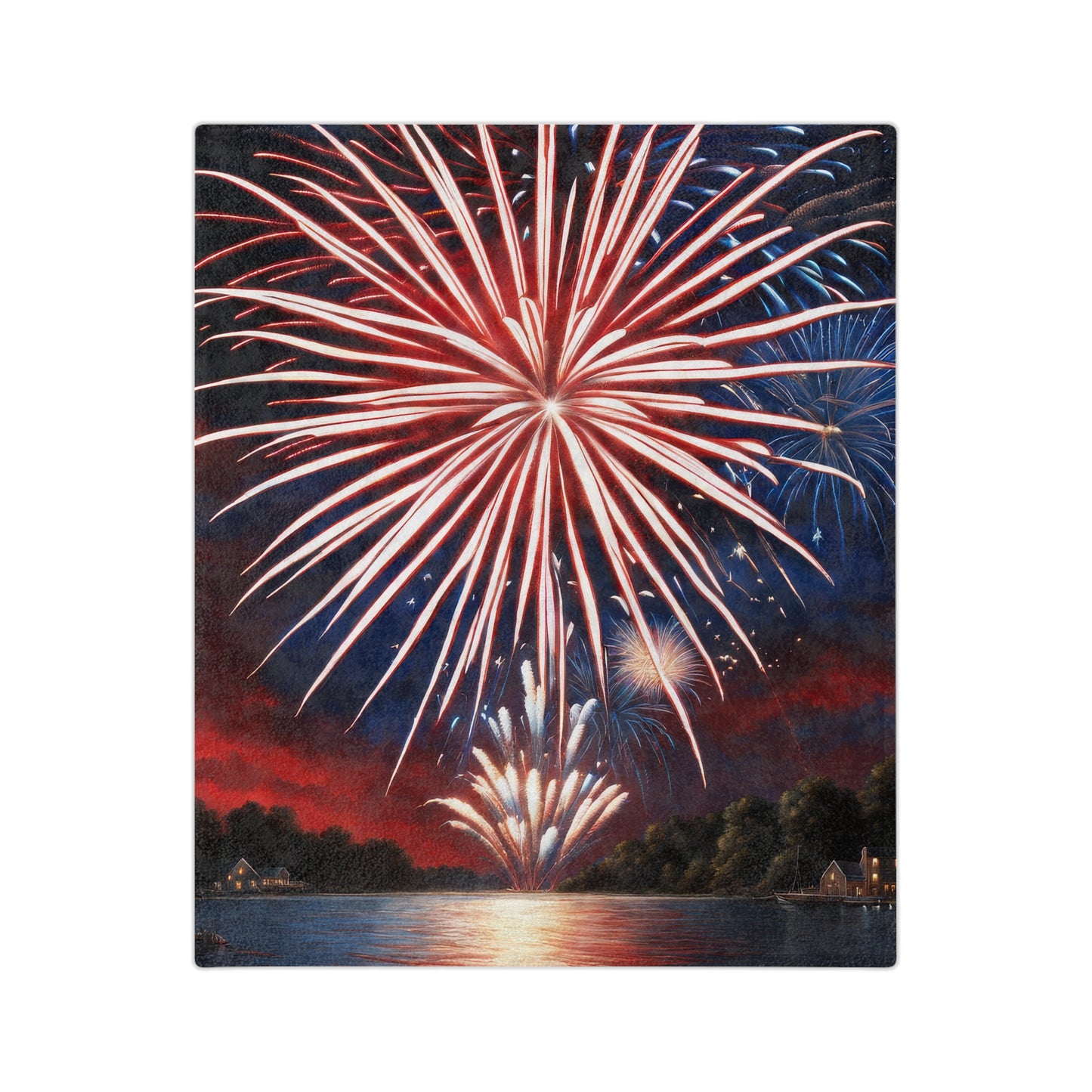 4th of July Plush Sofa Blanket
