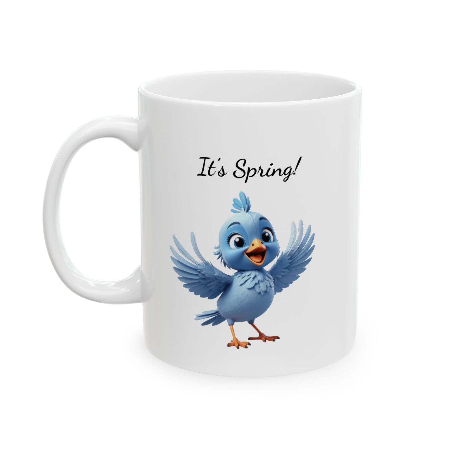 "It's Spring!" Blue Bird Coffee Mug |