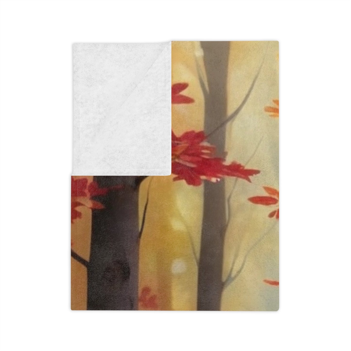 Autumn Forest Velveteen Blanket