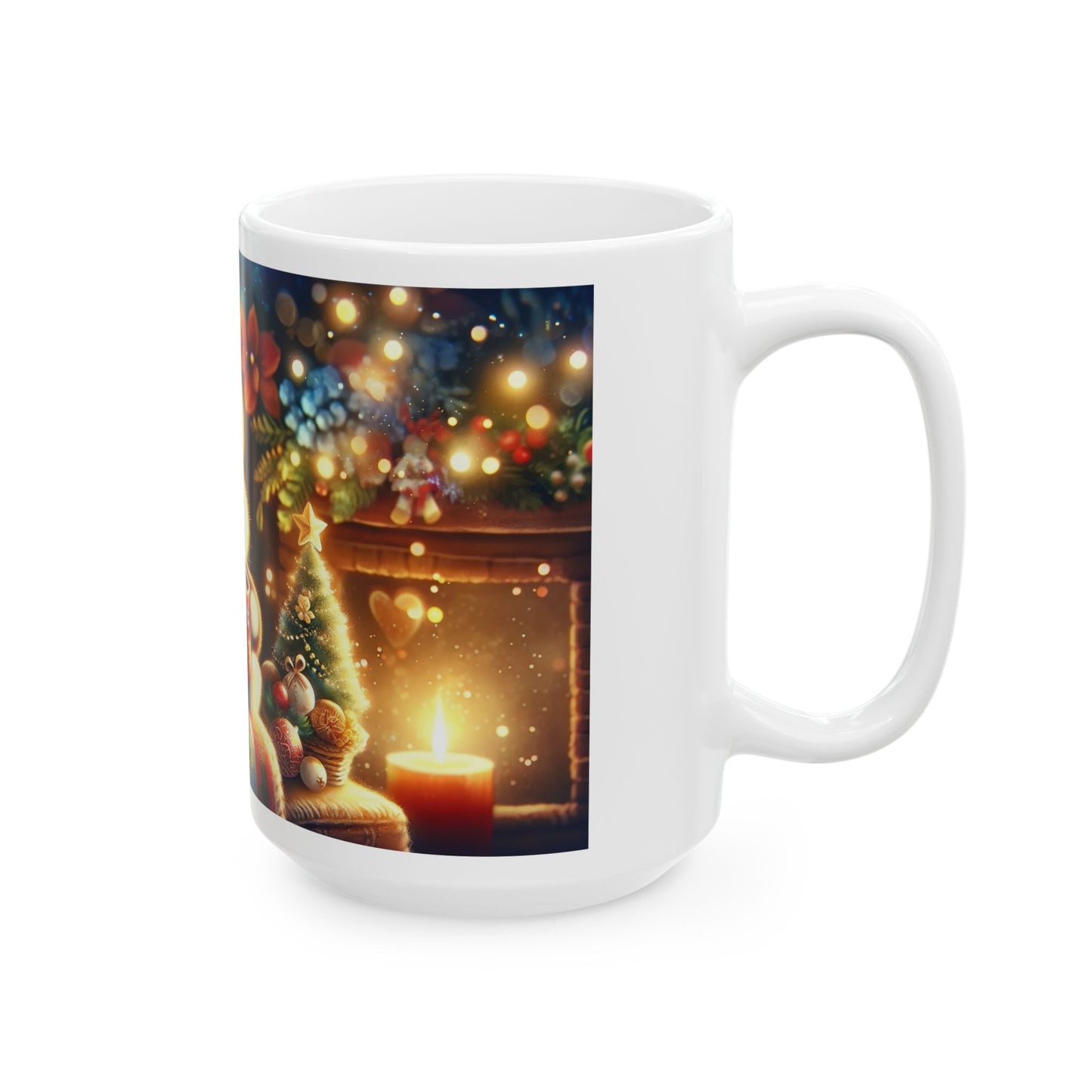 Cute Christmas Bunny Coffee Mug