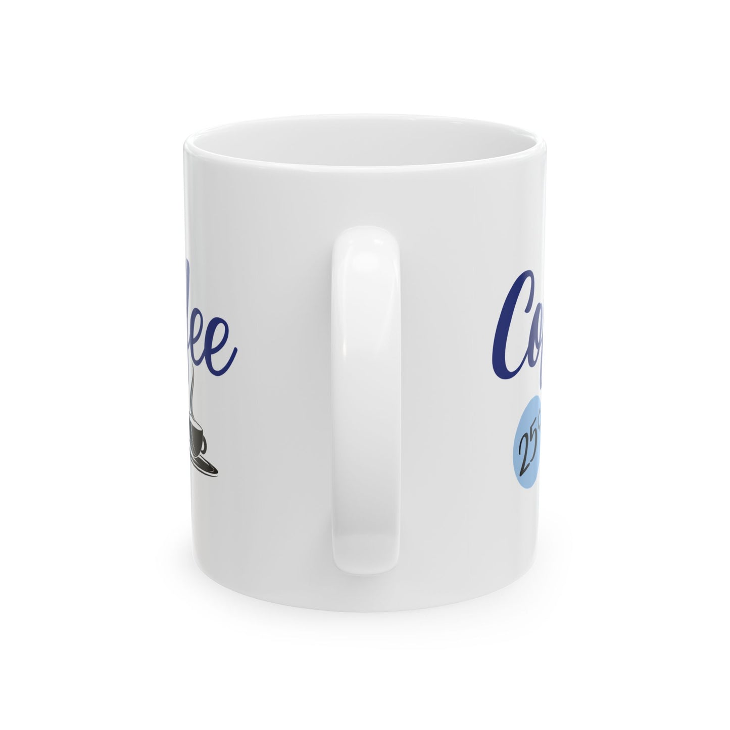 Retro Diner Style Coffee Cup