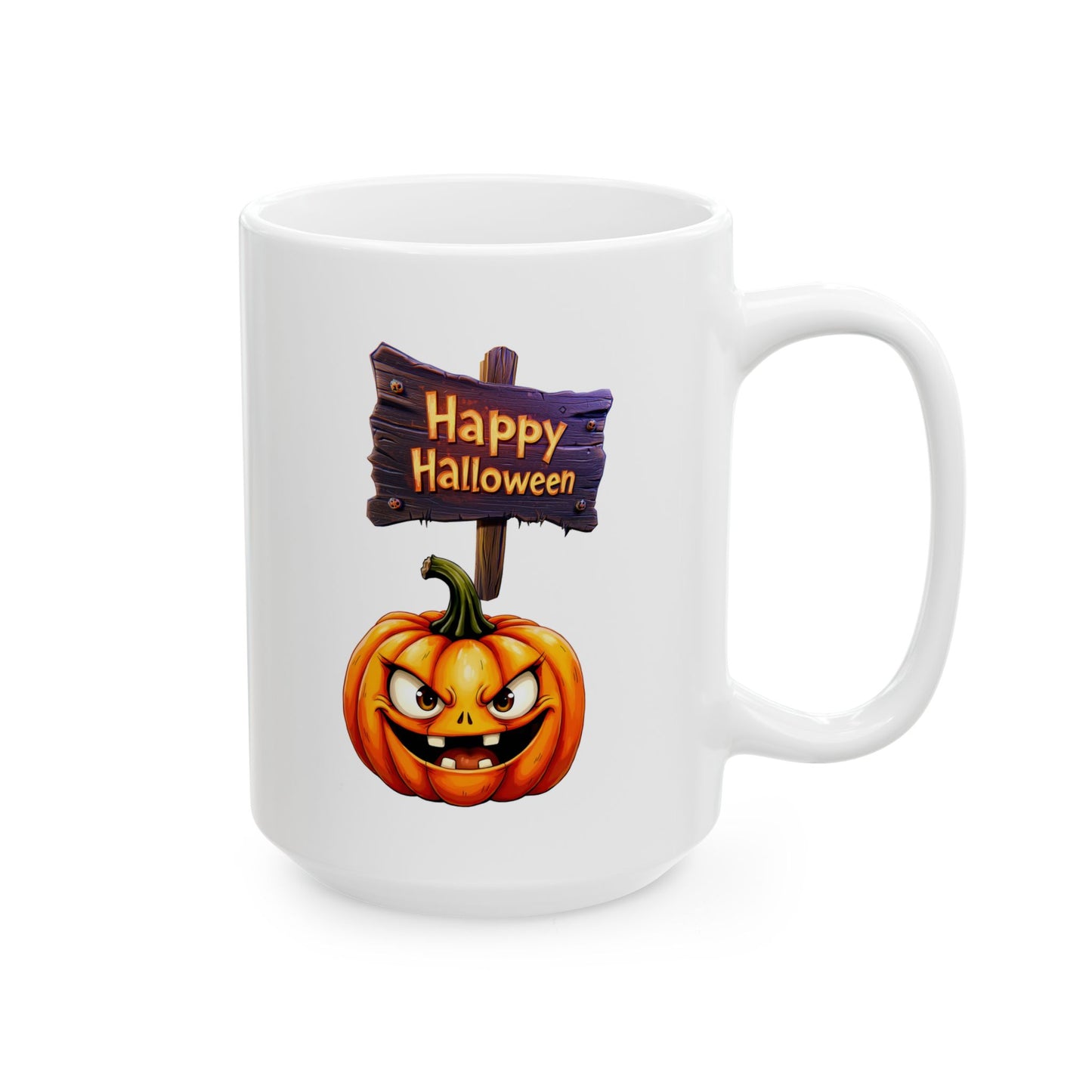 Spooky "Happy Halloween" Coffee Cup