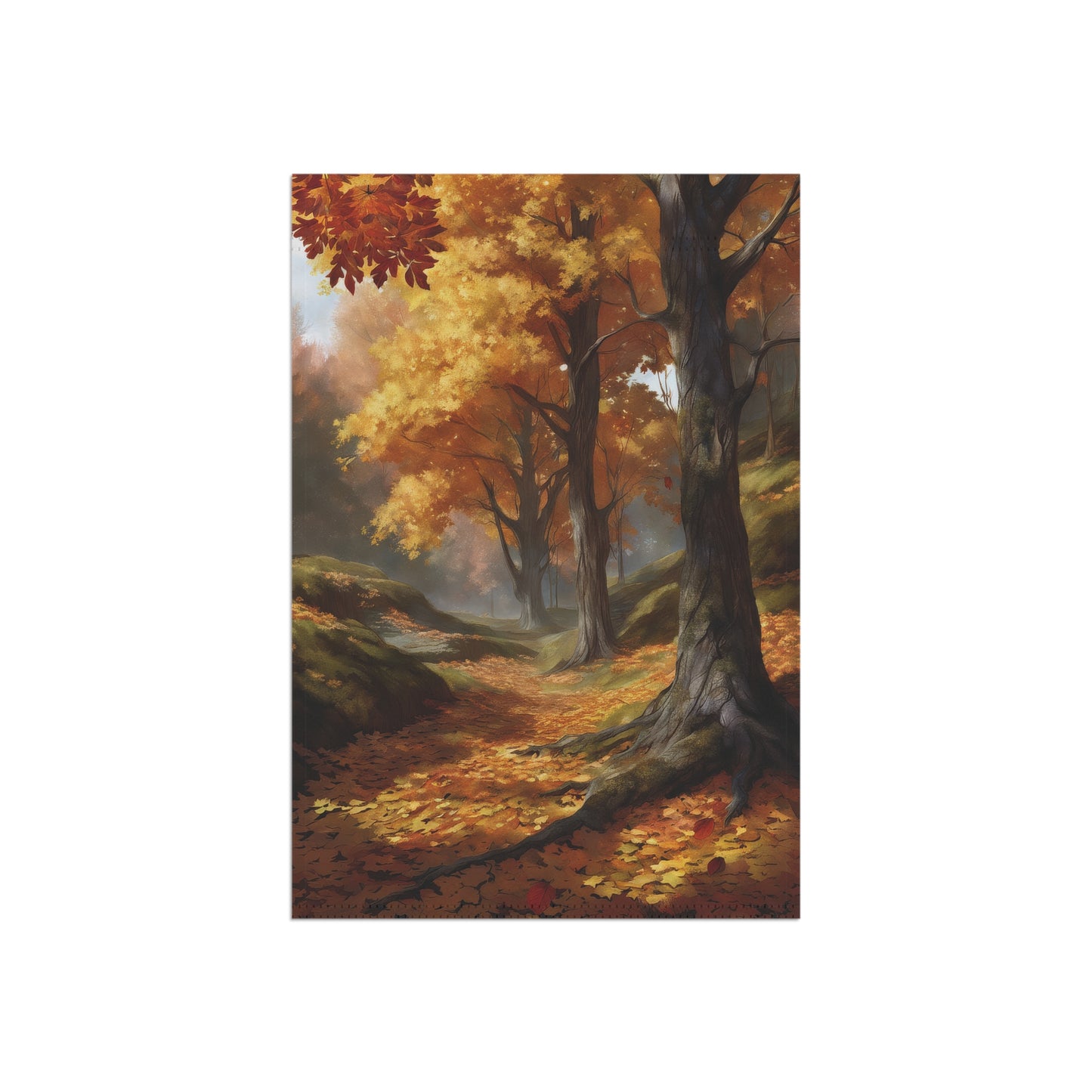 Serene Fall Garden Flag