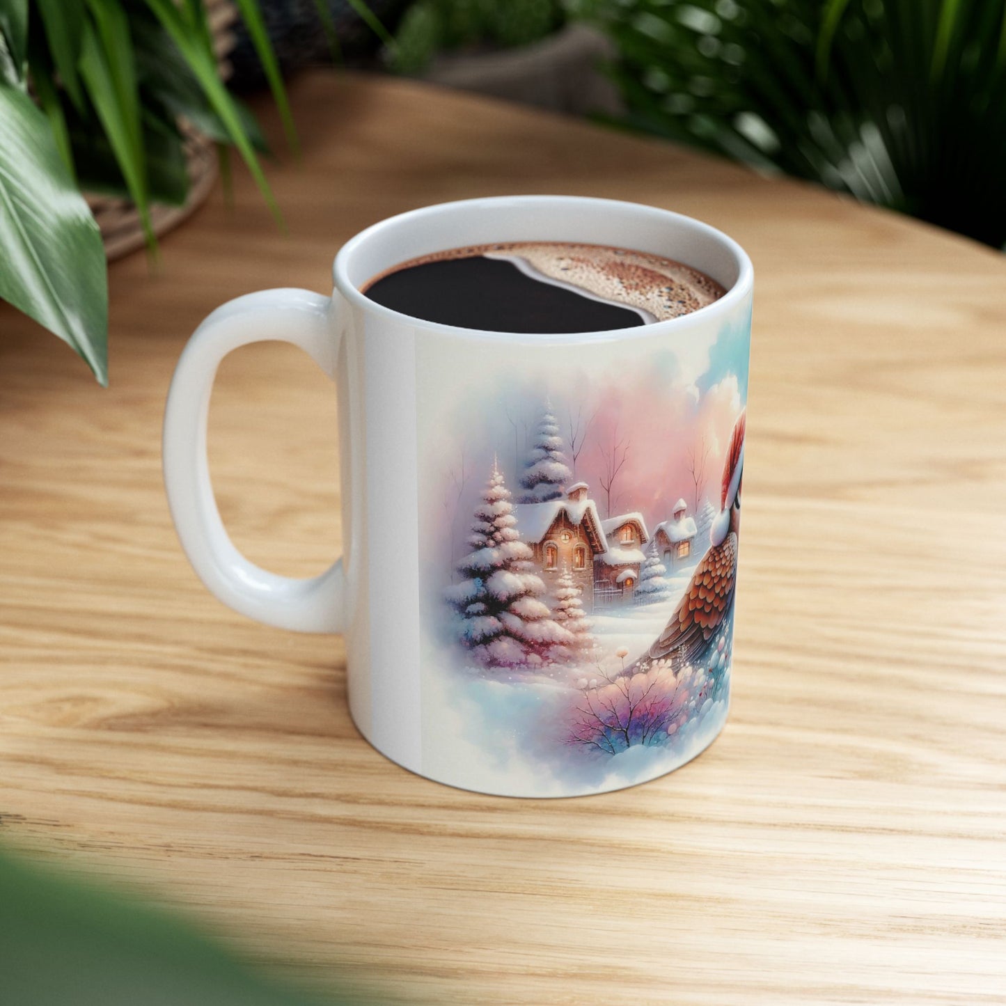 Winter Birds Coffee Mug