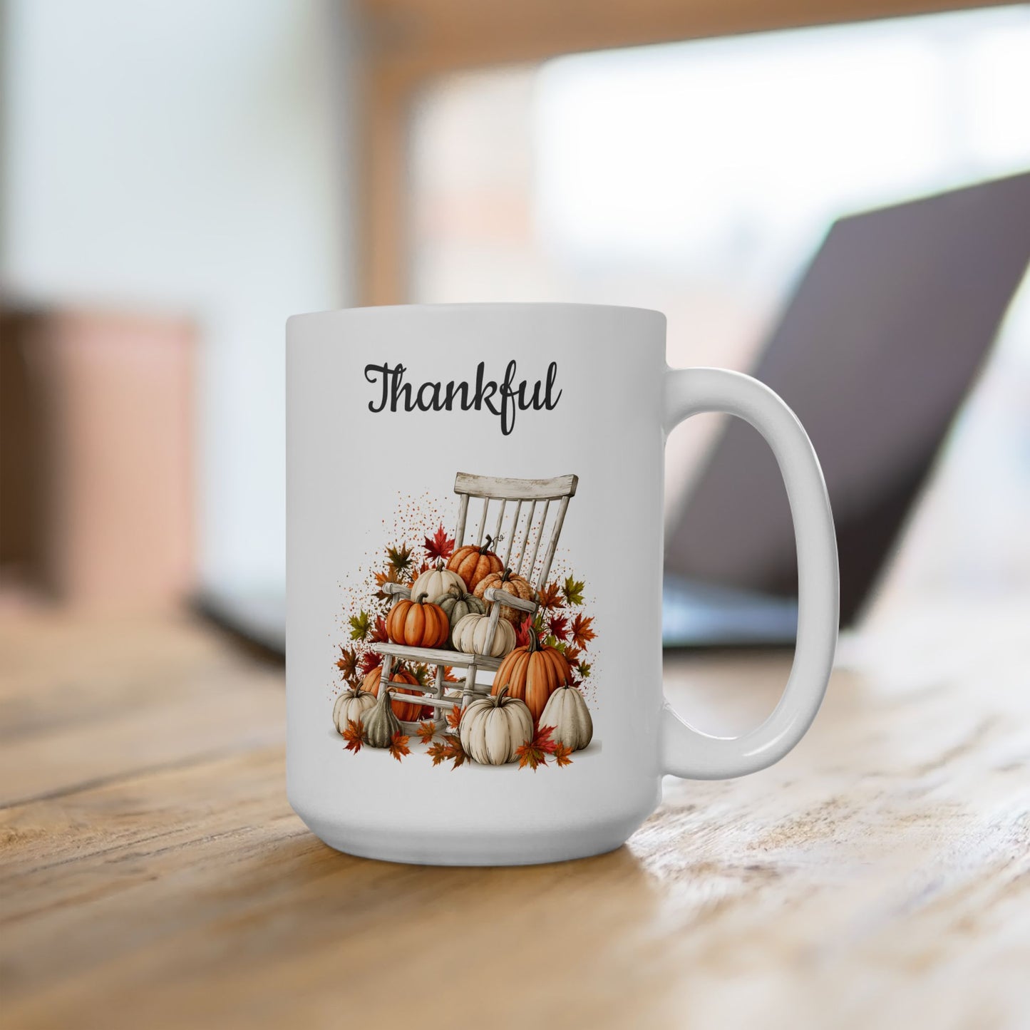 Thankful Rustic Coffee Mug