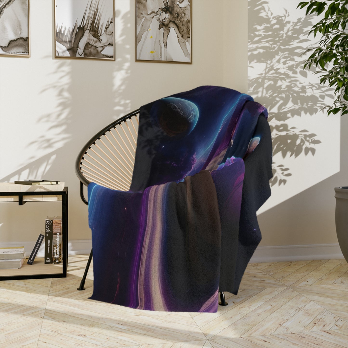 Nebula Dreamscape Velveteen Blanket
