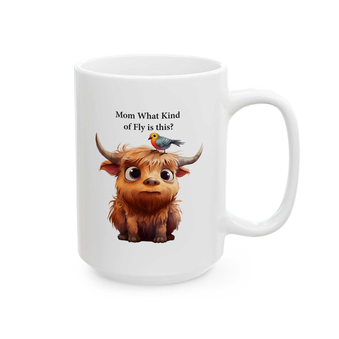 Funny Highland Cow Coffee Mug
