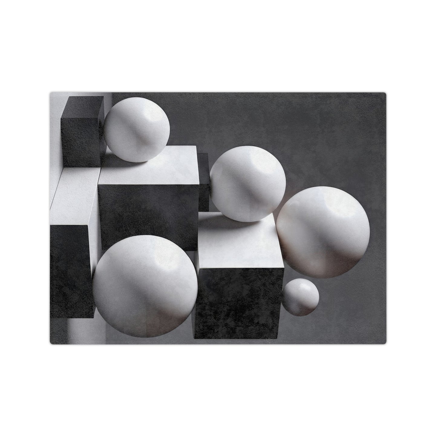 Monochrome Abstract Art Velveteen Blanket
