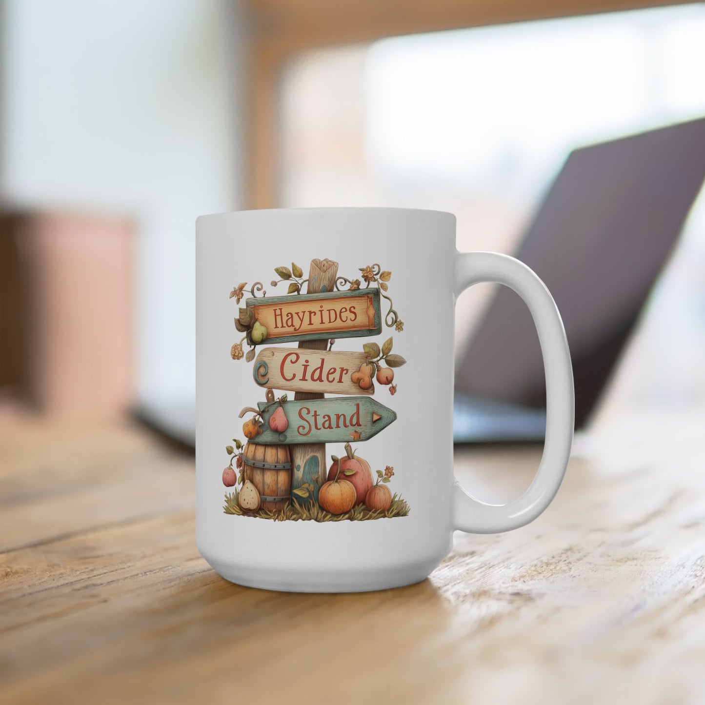 Whimsical Farmhouse Autumn Coffee Mug