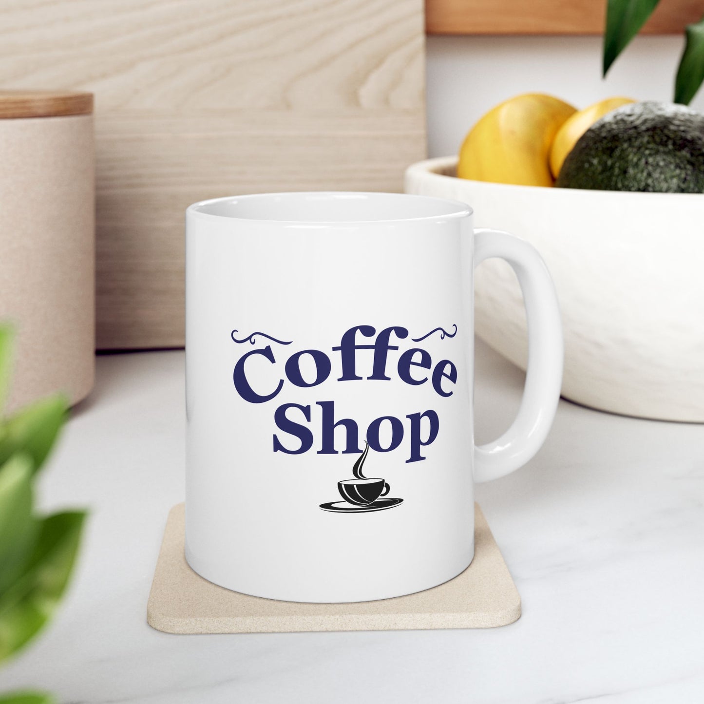 Retro "Coffee Shop" Mug
