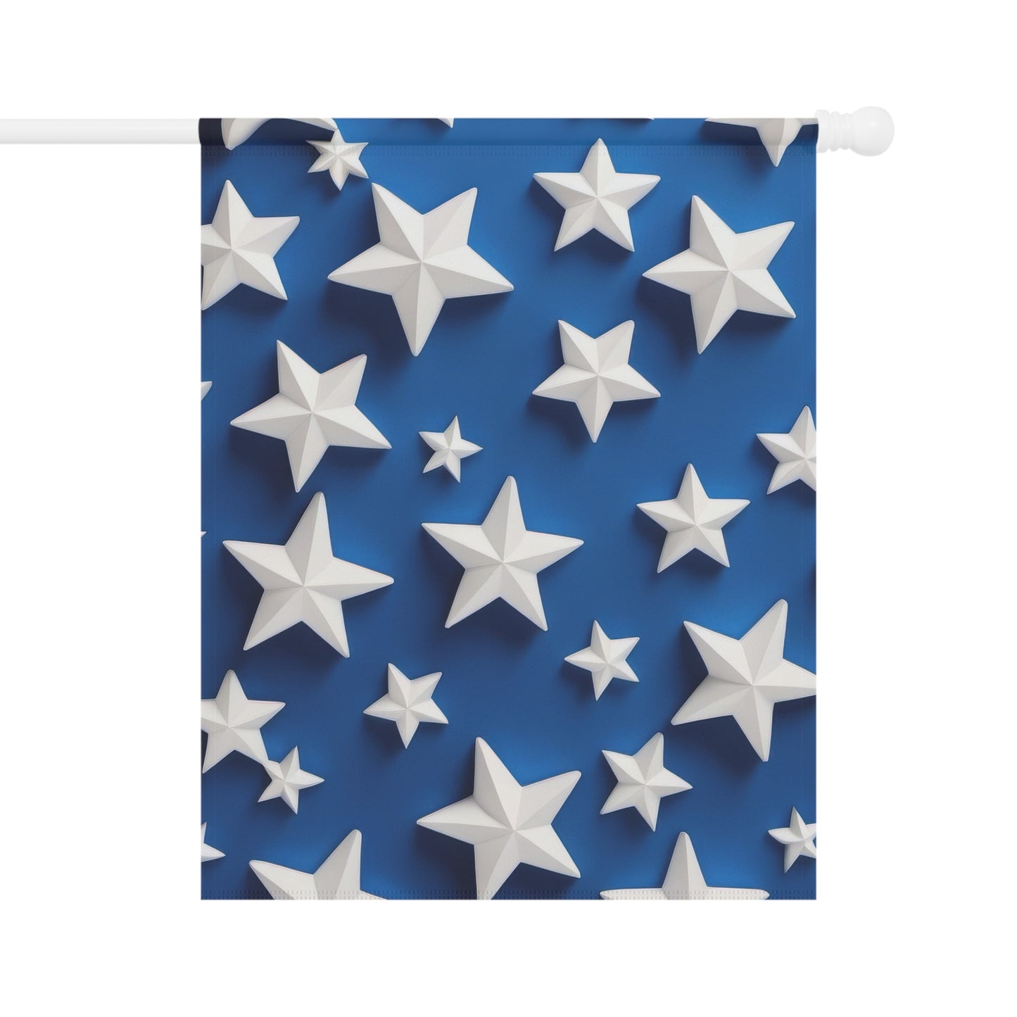 Blue Starred Garden Banner 4th of July Flag For Garden or Yard
