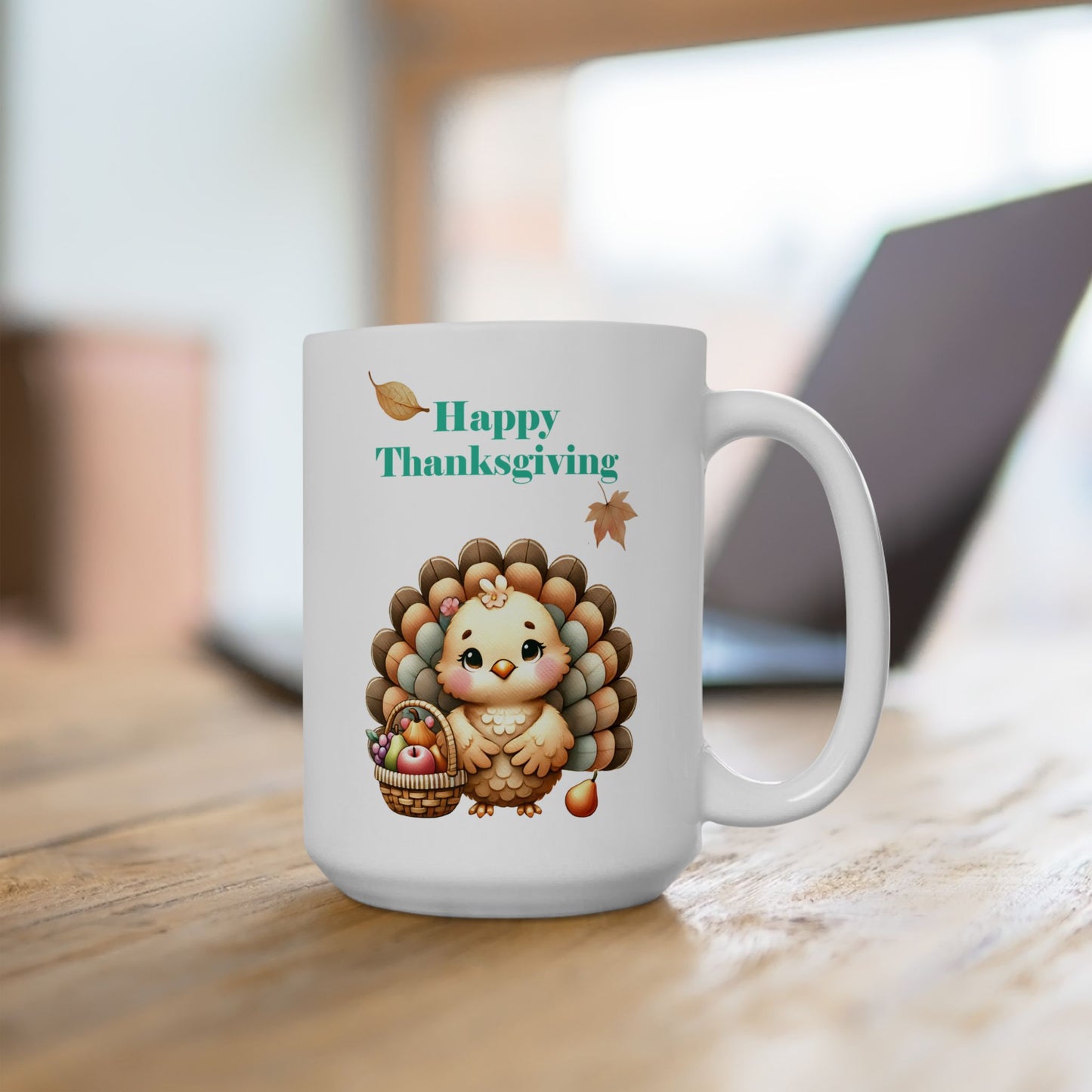 Baby Turkey Coffee Mug for Thanksgiving Season