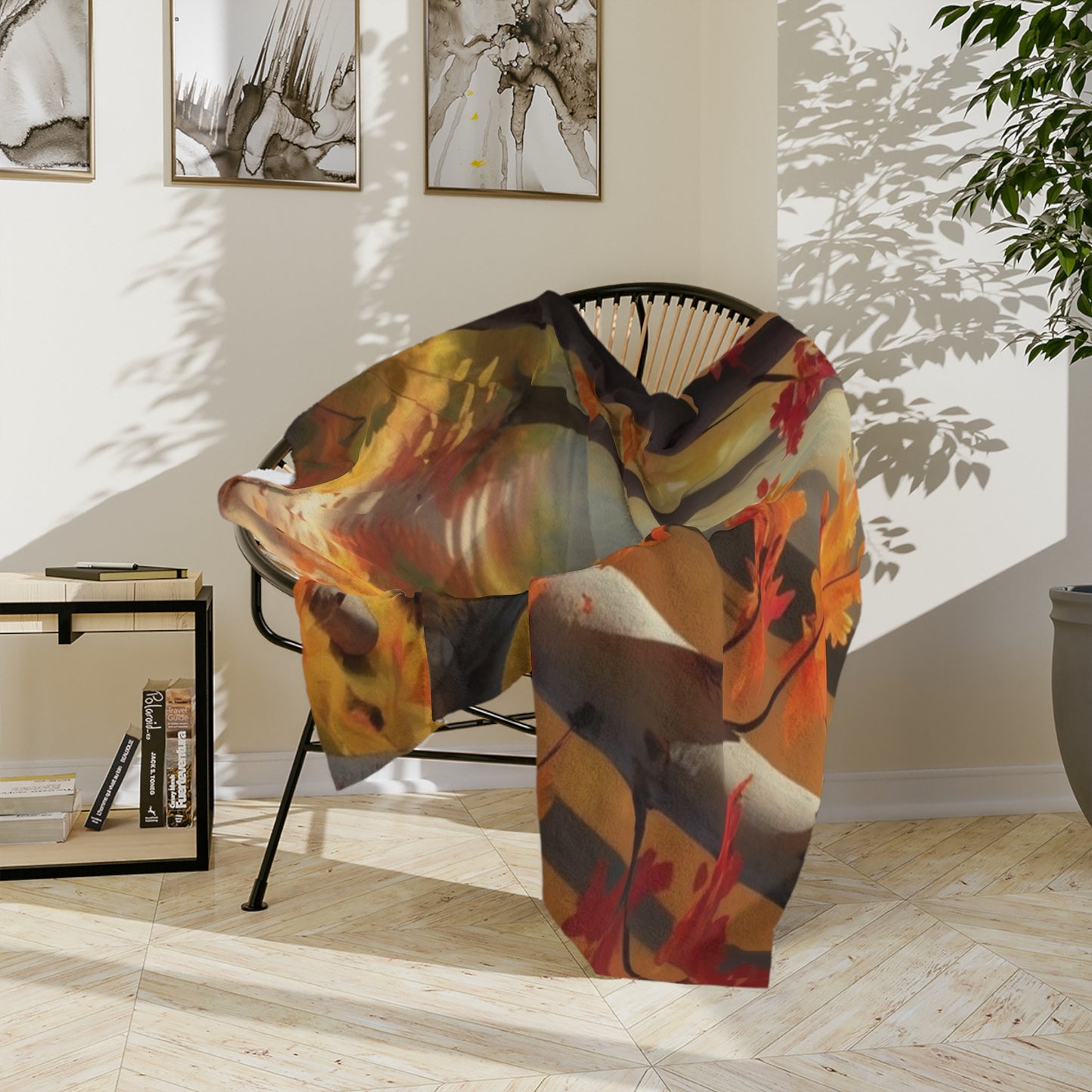Autumn Forest Velveteen Blanket
