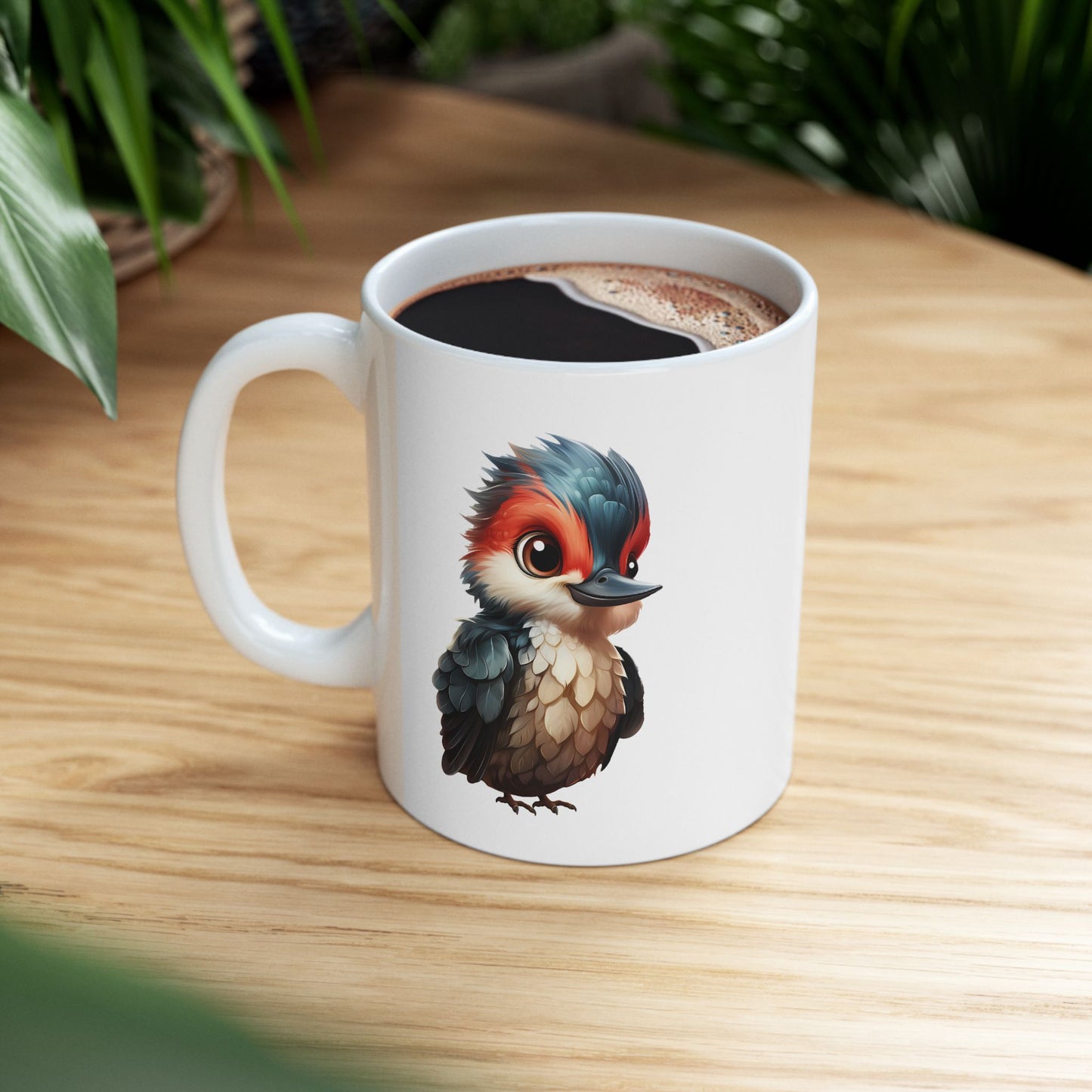 Funny Baby Woodpecker Coffee Mug