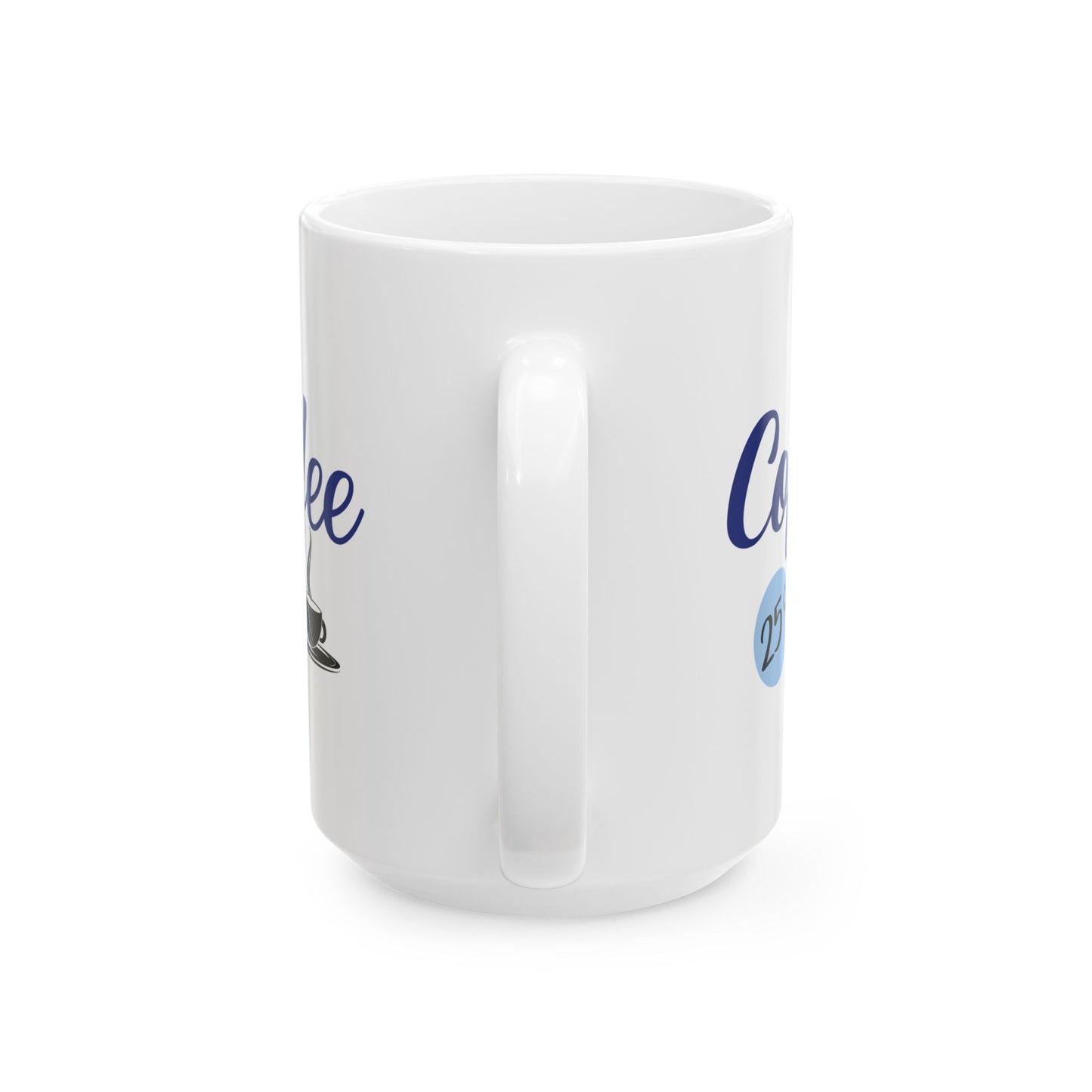 Retro Diner Style Coffee Cup