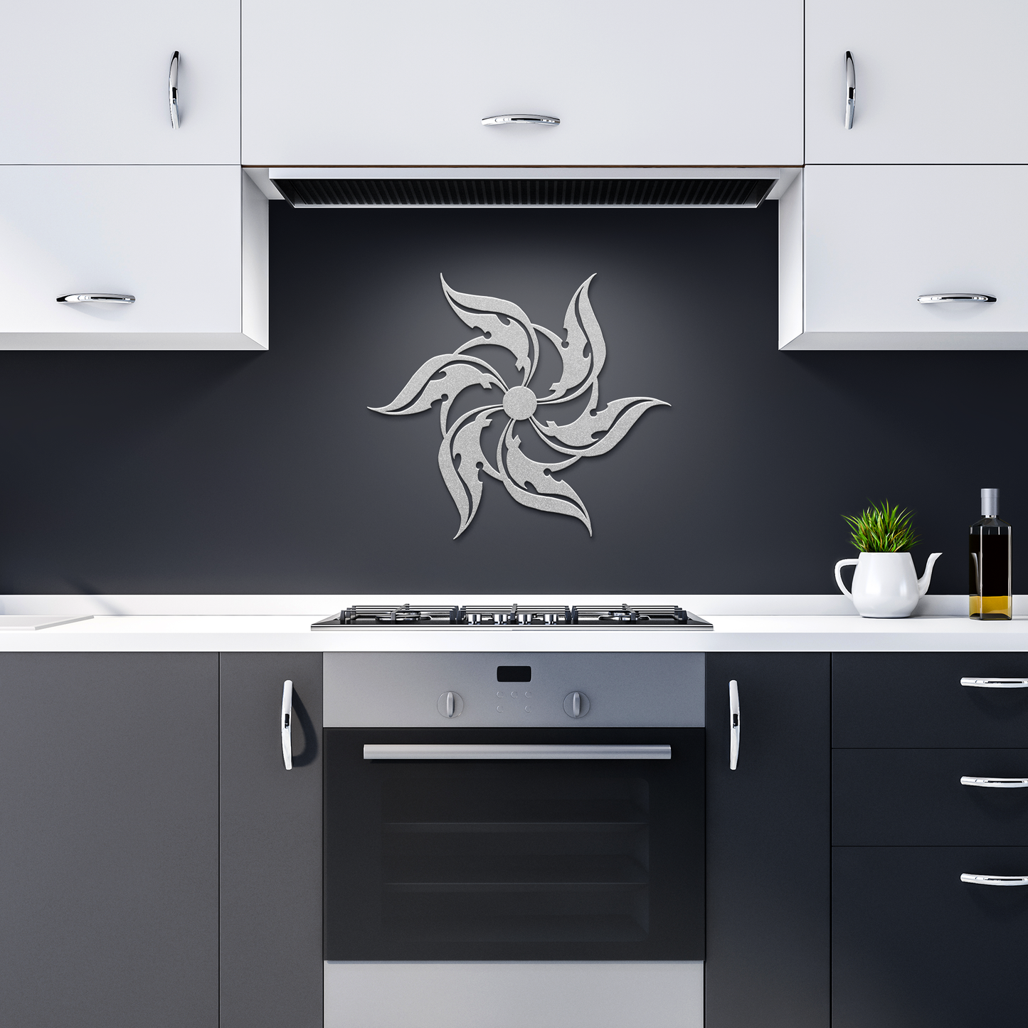 Beautiful_metal_tribal_wall_decor_Silver_Dark_Kitchen_Mockup.png