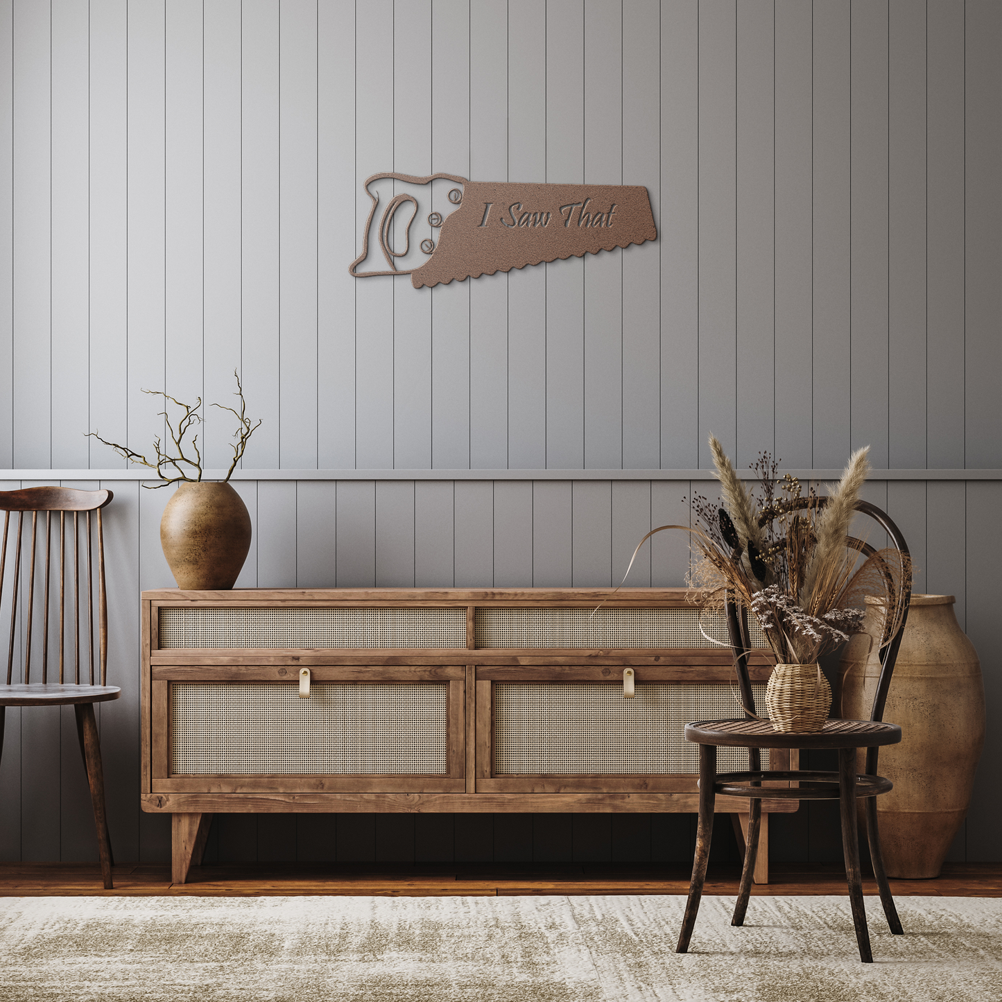 Man_cave_metal_hand_saw_art_Copper_Rustic_Hallway_Mockup.png