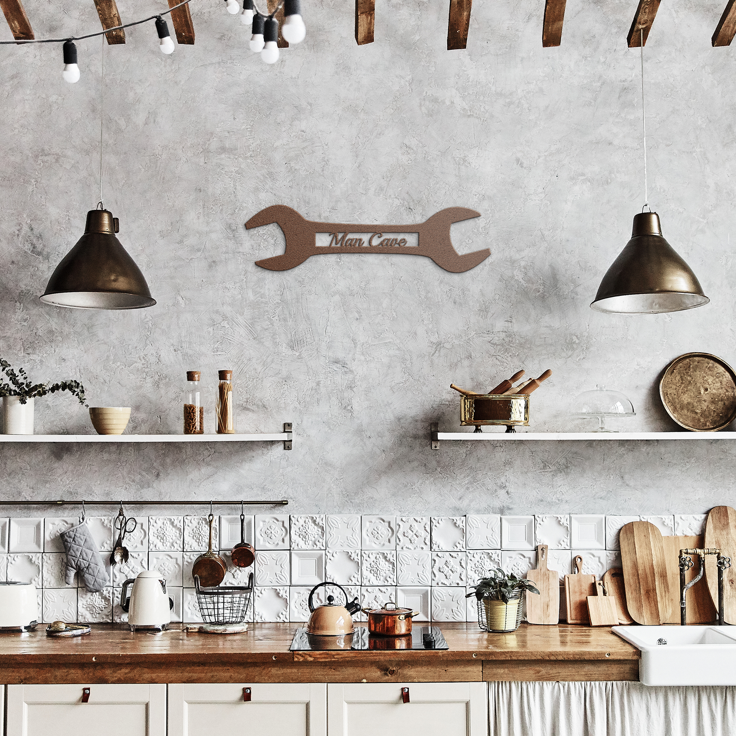 Man_cave_wall_art_metal_sign_Copper_Rustic_Kitchen_Mockup.png