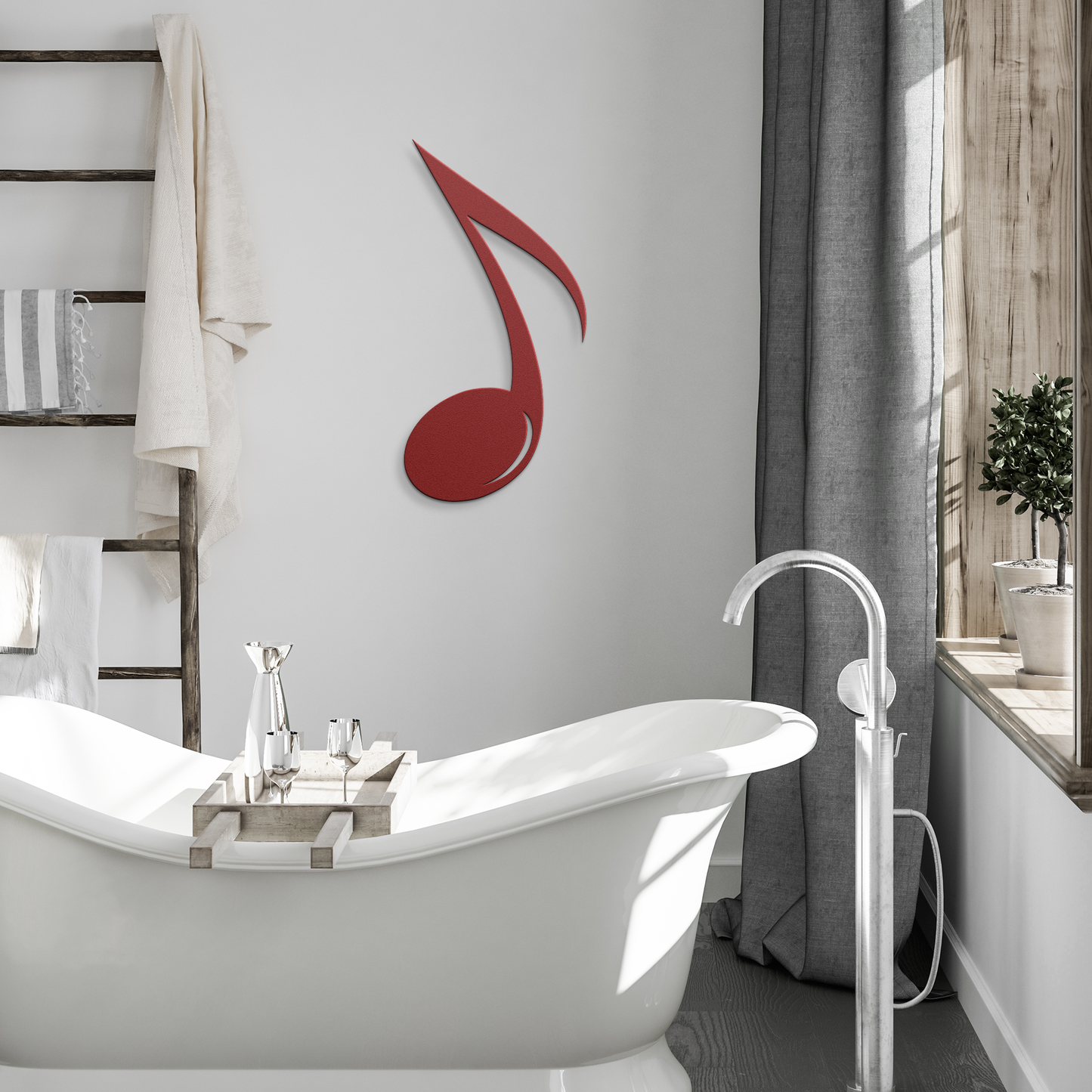 Metal_music_note_wall_art_for_indoor_or__Red_Modern_Bathroom_Mockup.png