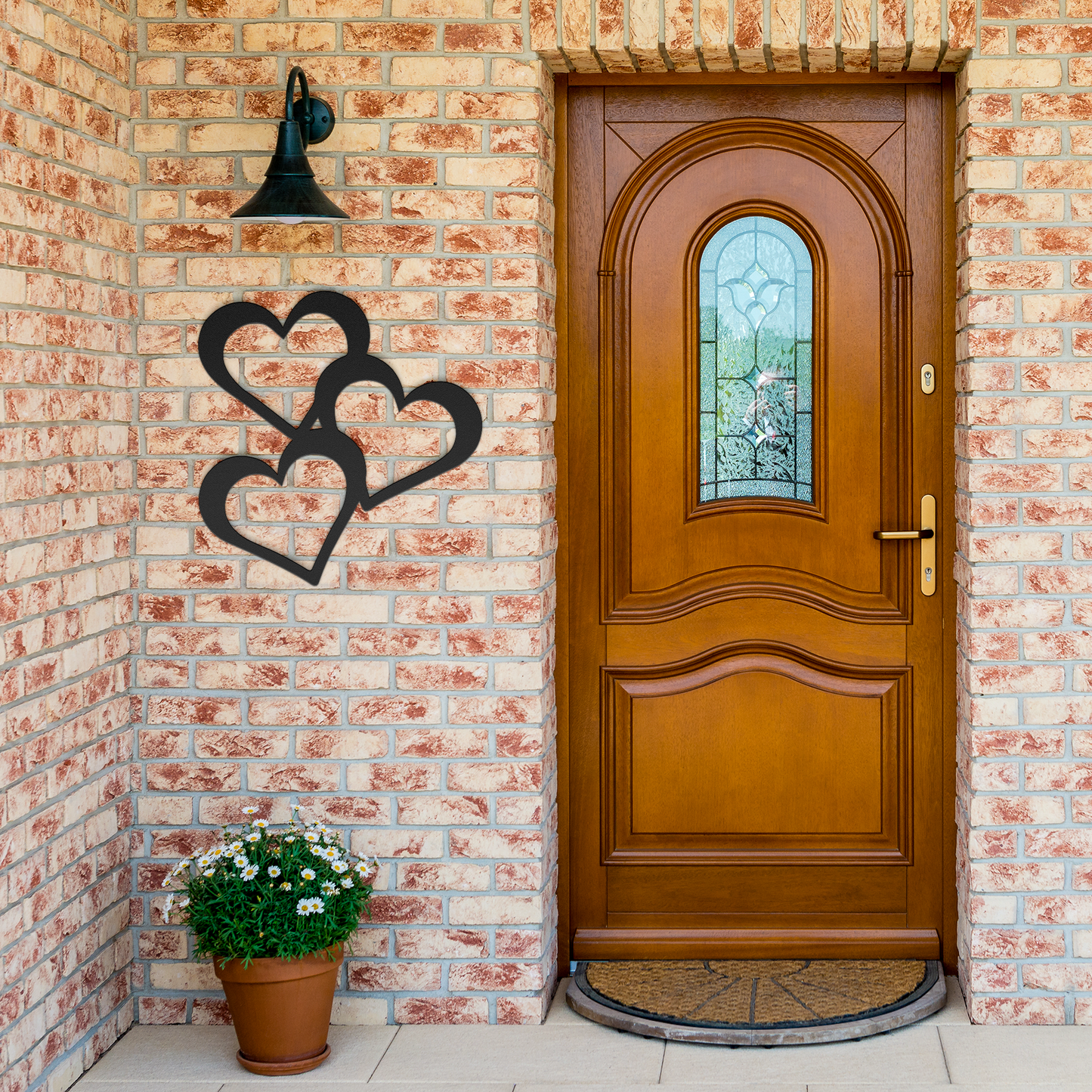 Triple_metal_heart_wall_art_for_indoor_o_Black_Brick_Entrance_Mockup.png