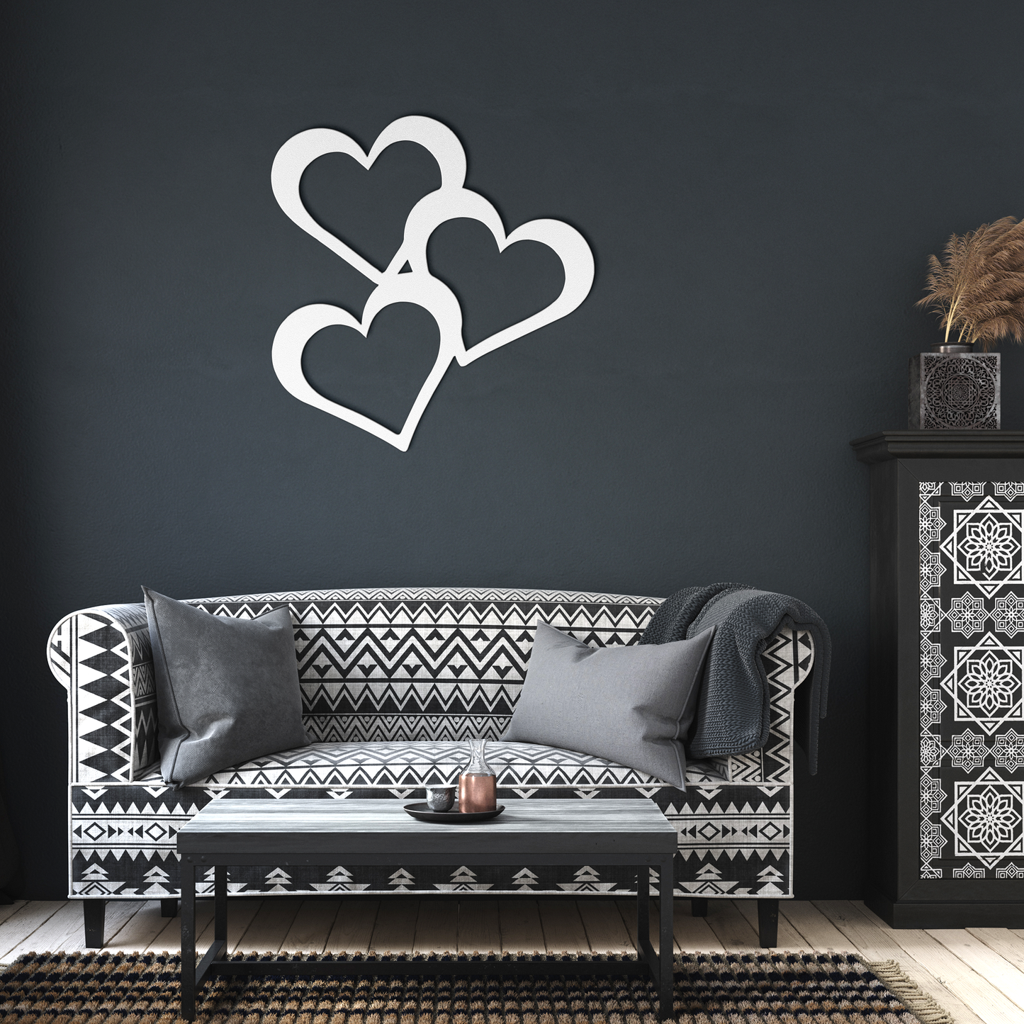 Triple_metal_heart_wall_art_for_indoor_o_White_Dark_Living_Room_Mockup.png