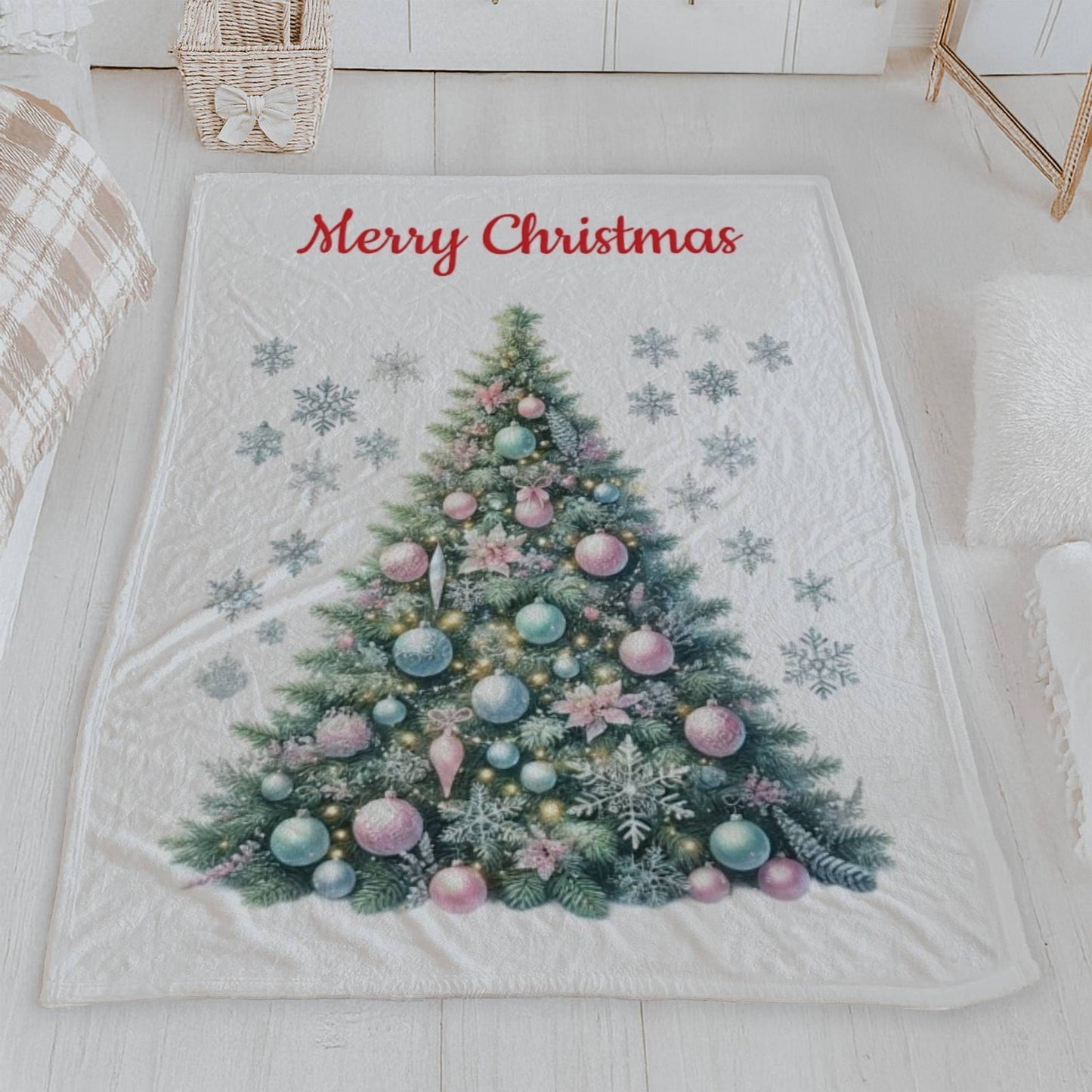 Elegant Holiday Decor Throw